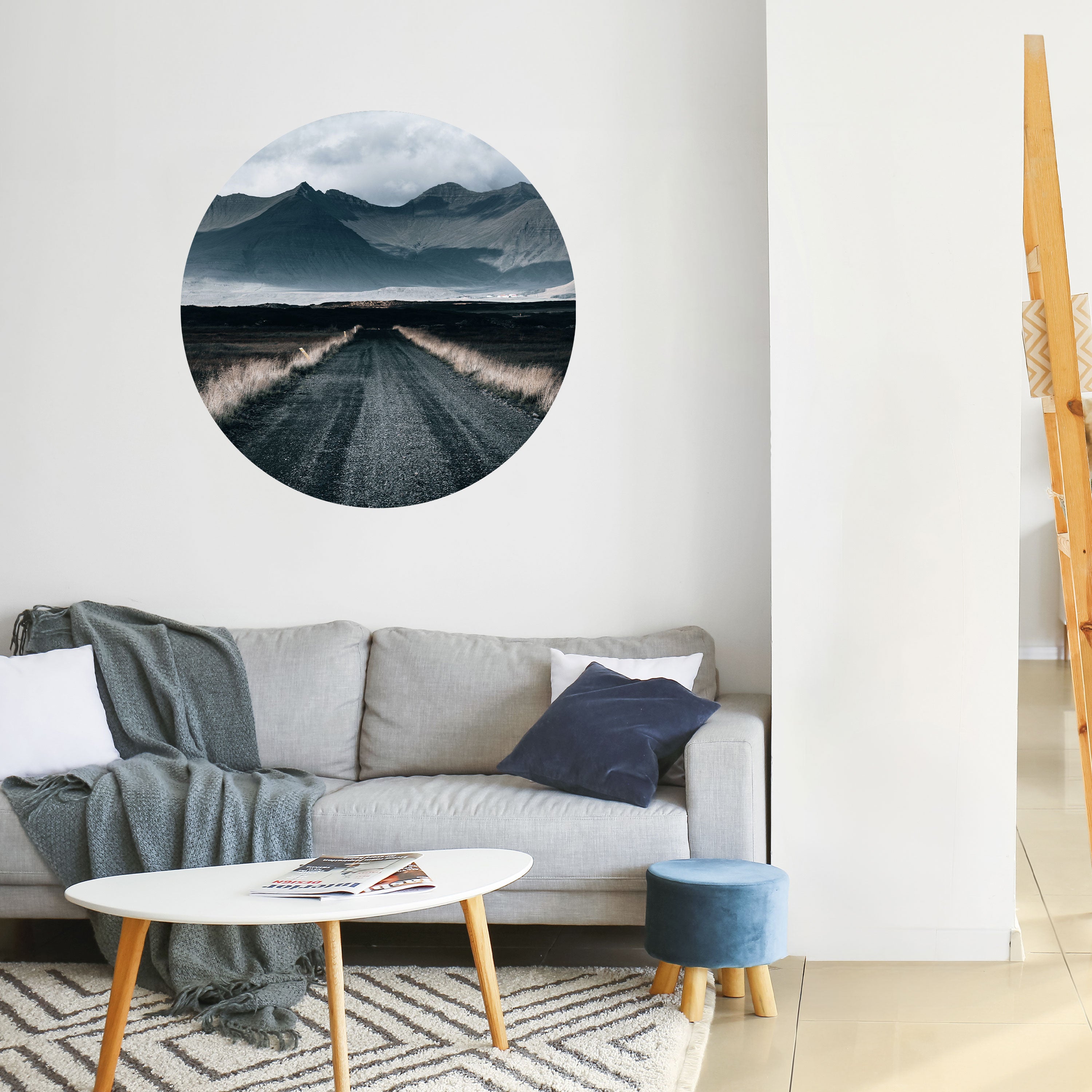 FOGBOUND HEIGHTS Naklejka okrągła