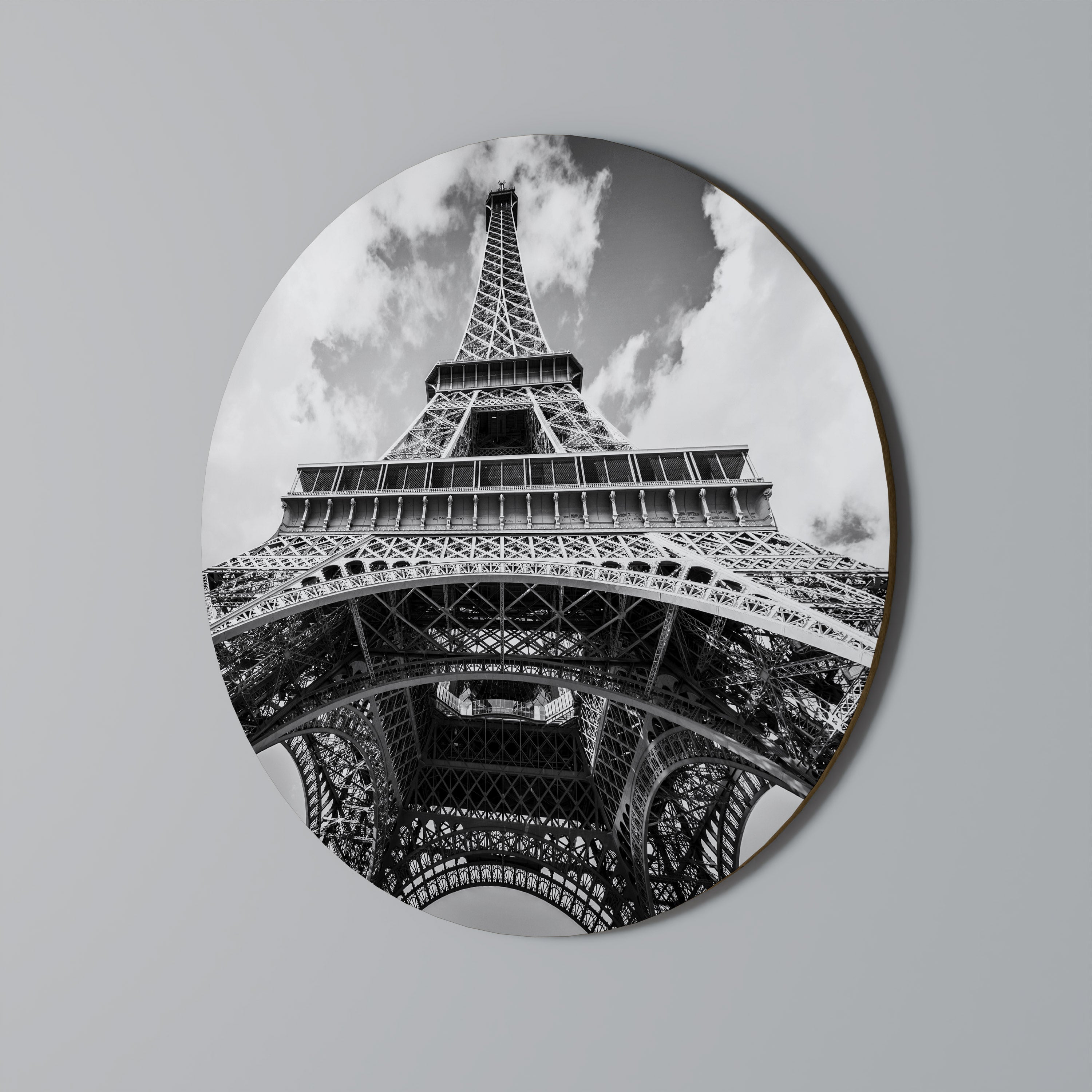 TIMELESS EIFFEL PERSPECTIVE Obraz okrągły