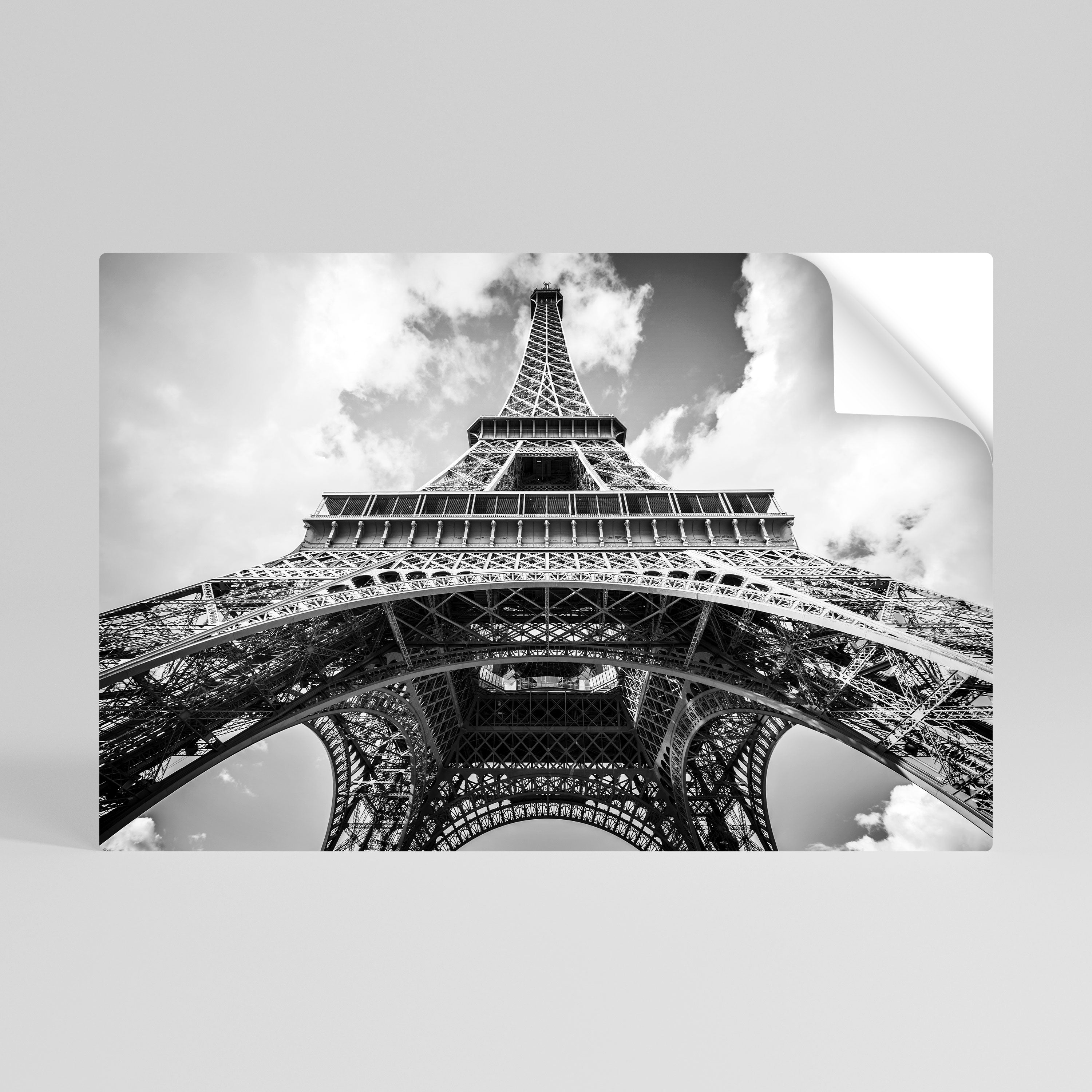 TIMELESS EIFFEL PERSPECTIVE Naklejka/Plakat poziomy