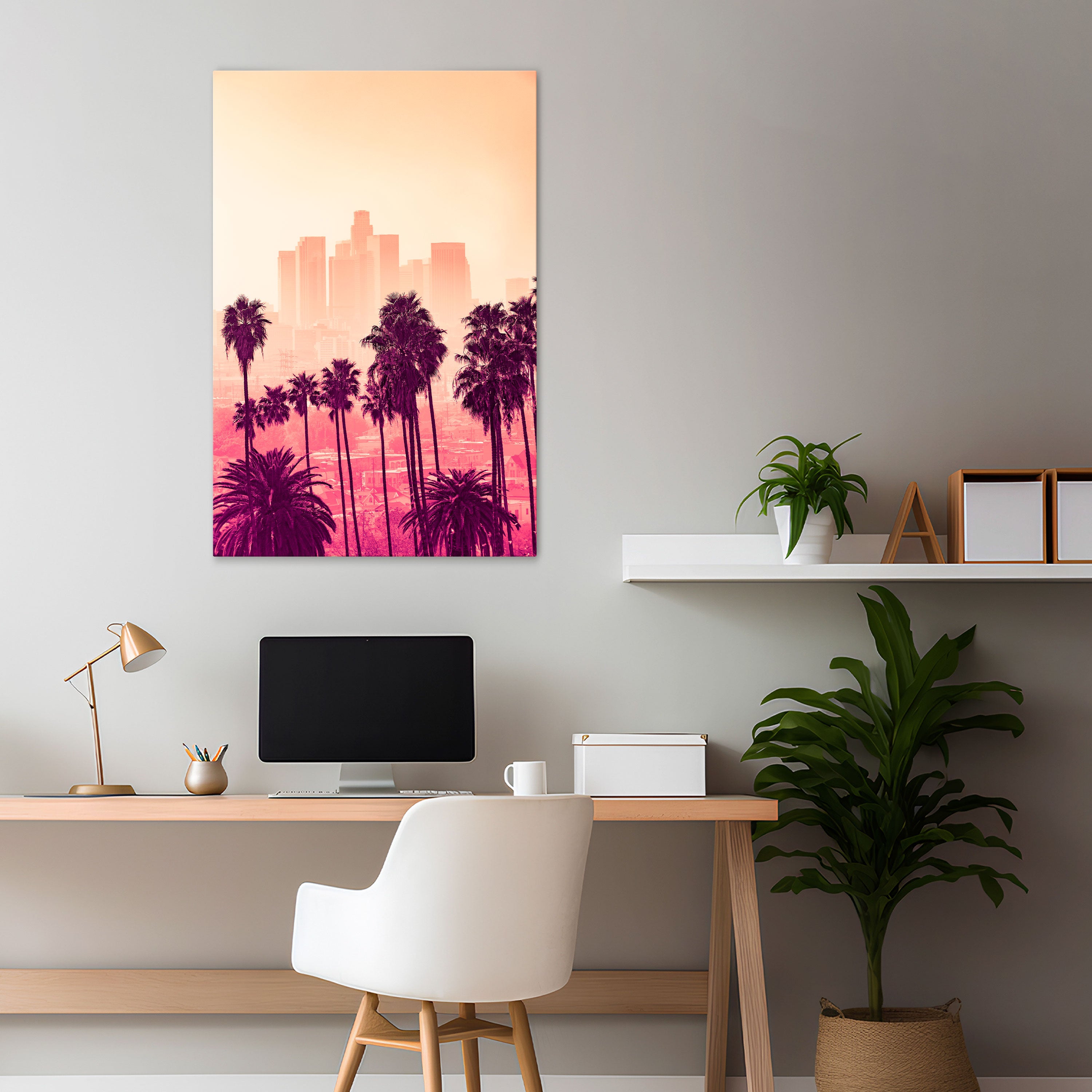 PALM SHADE DREAMSCAPE Pionowy obraz na płótnie