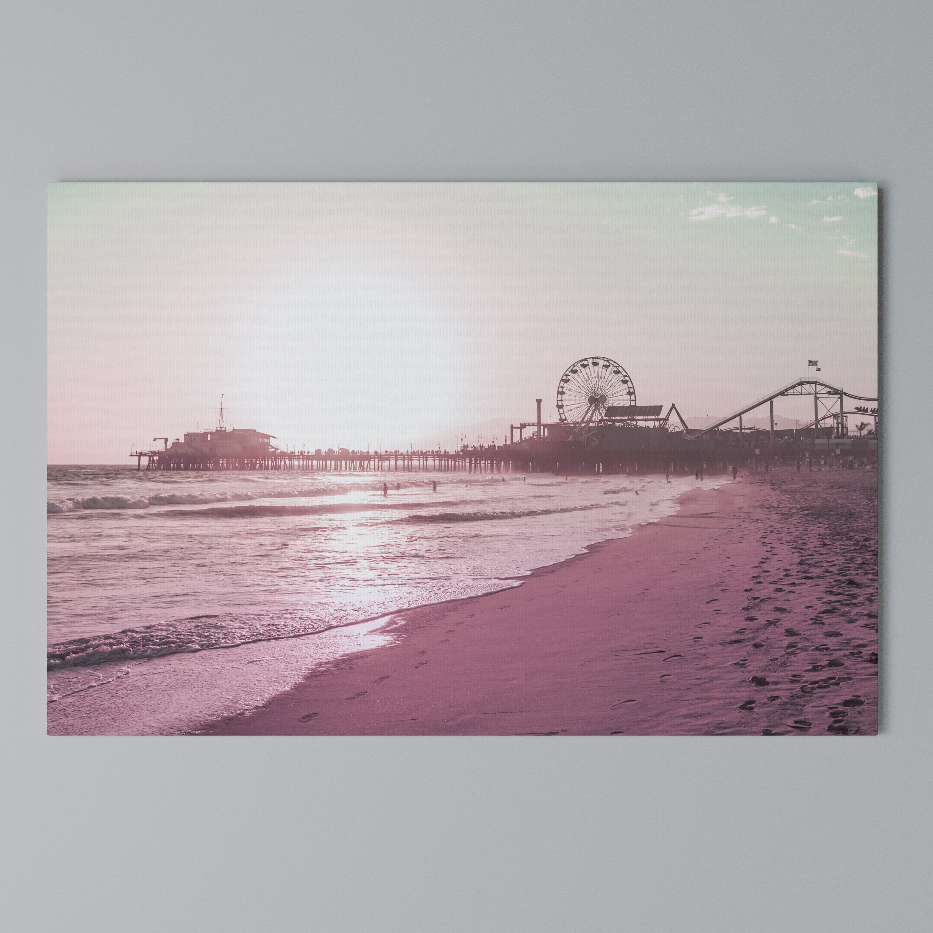 PASTEL COAST VIBES Poziomy obraz na płótnie