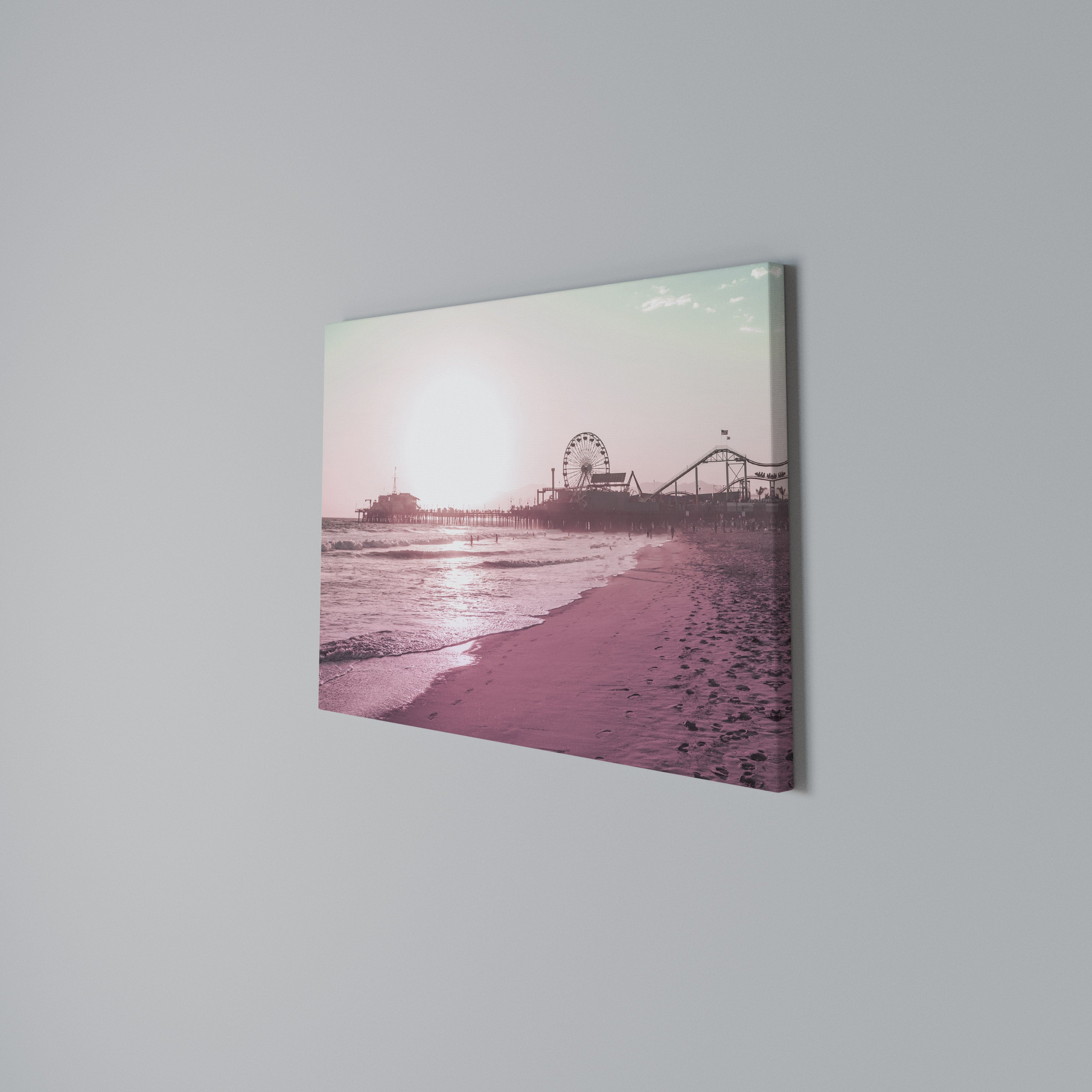 PASTEL COAST VIBES Poziomy obraz na płótnie