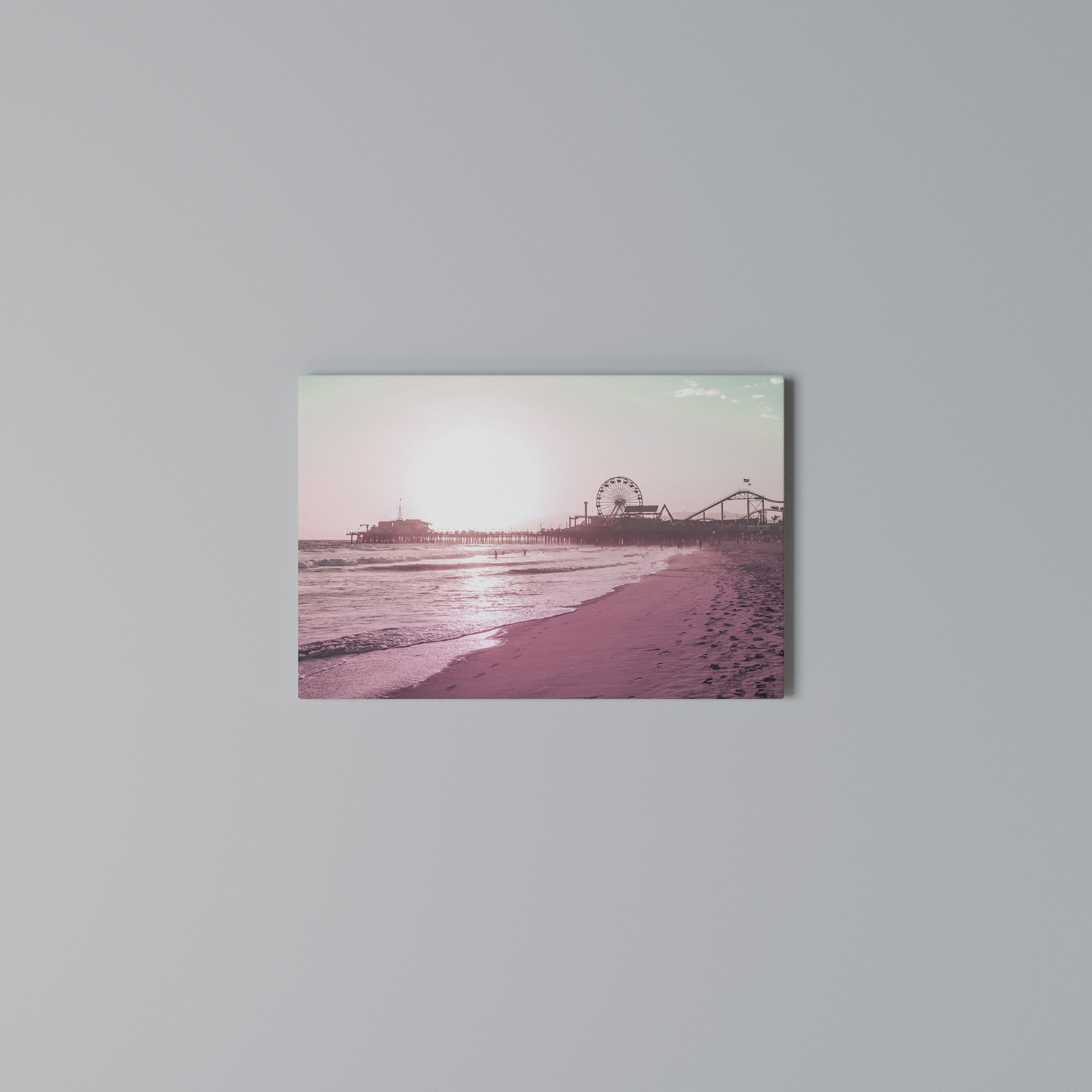 PASTEL COAST VIBES Poziomy obraz na płótnie