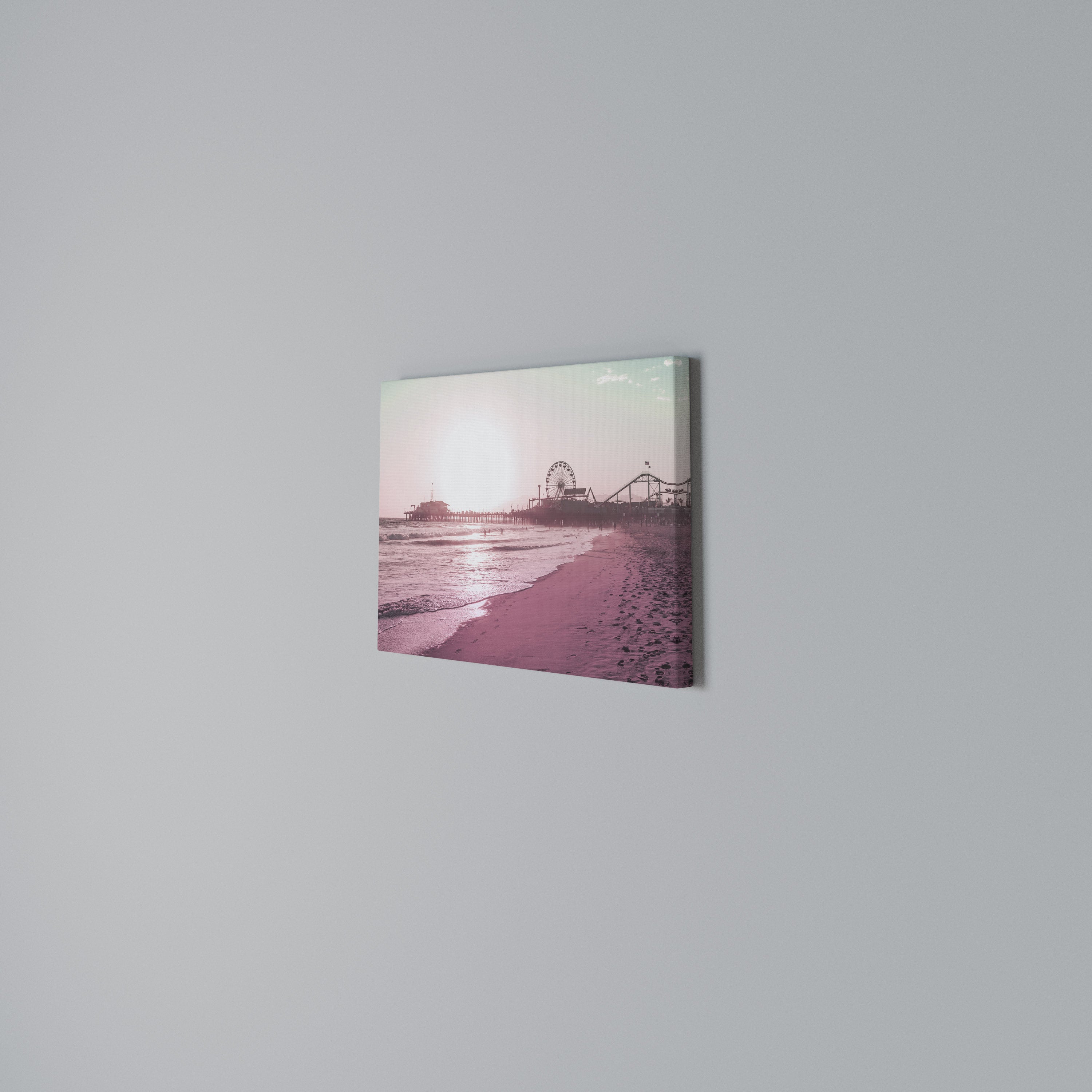 PASTEL COAST VIBES Poziomy obraz na płótnie