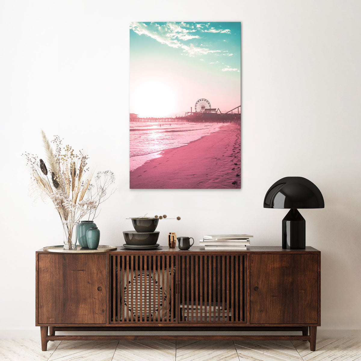 PASTEL COAST VIBES Pionowy obraz na płótnie