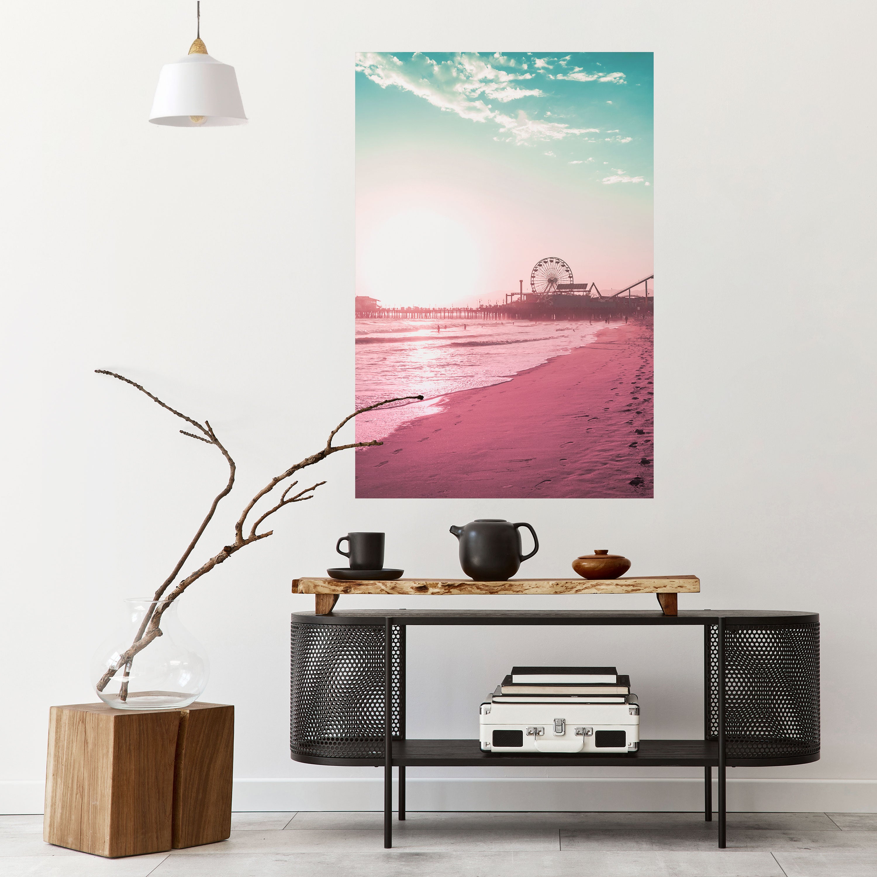 PASTEL COAST VIBES Naklejka/Plakat pionowy
