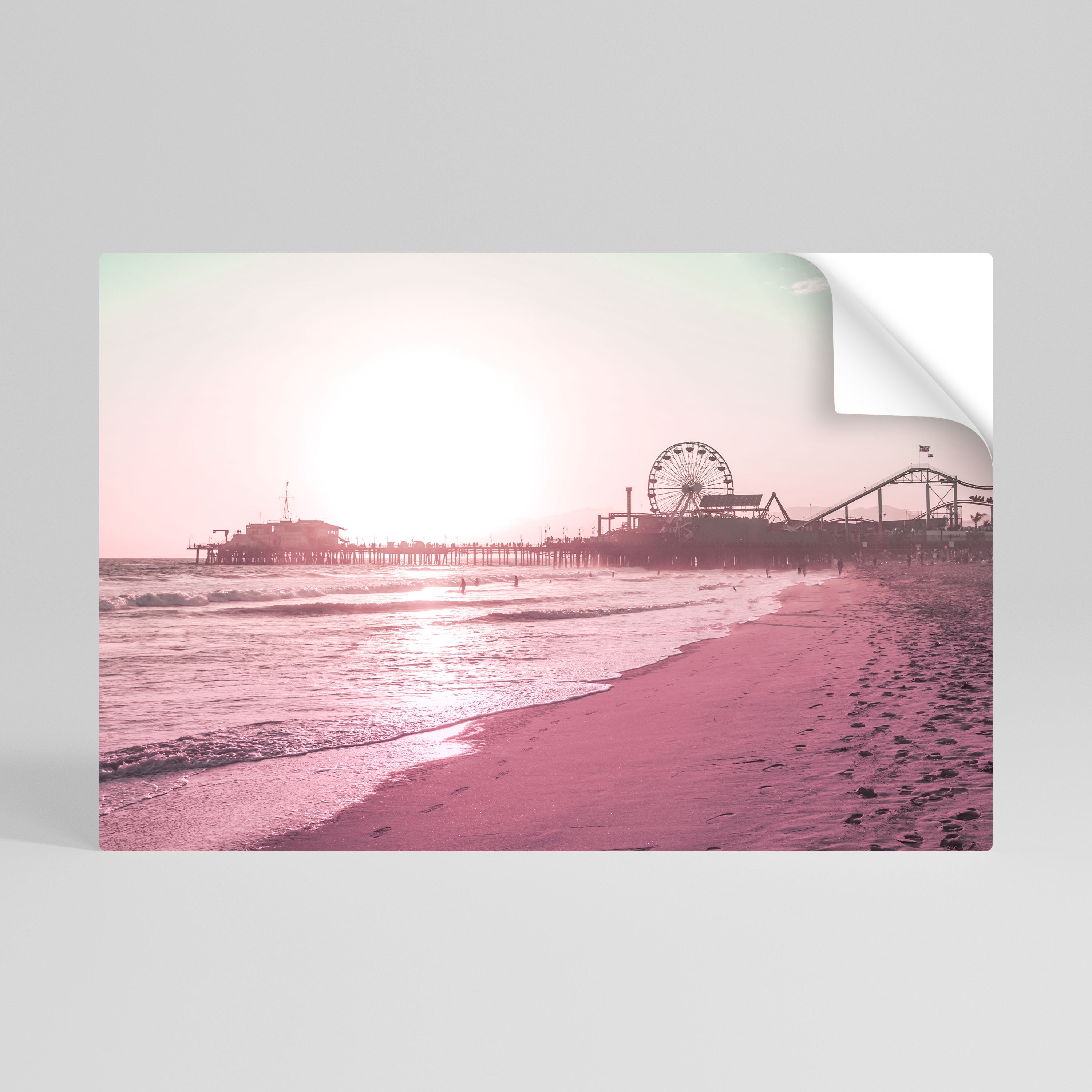 PASTEL COAST VIBES Naklejka/Plakat poziomy