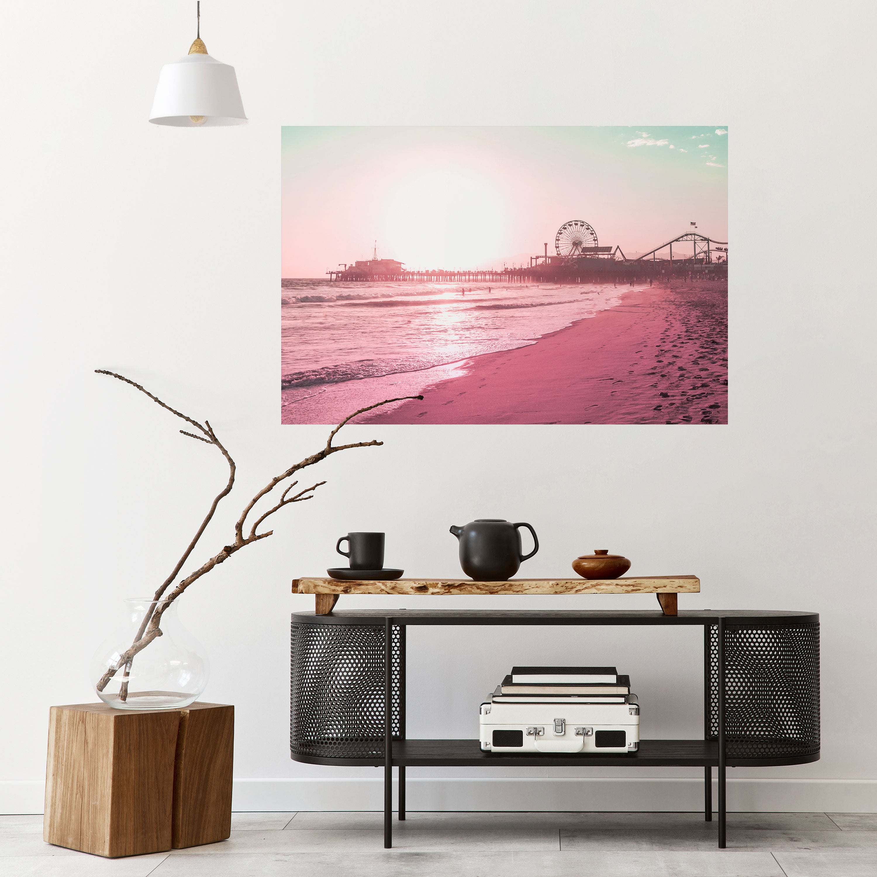 PASTEL COAST VIBES Naklejka/Plakat poziomy