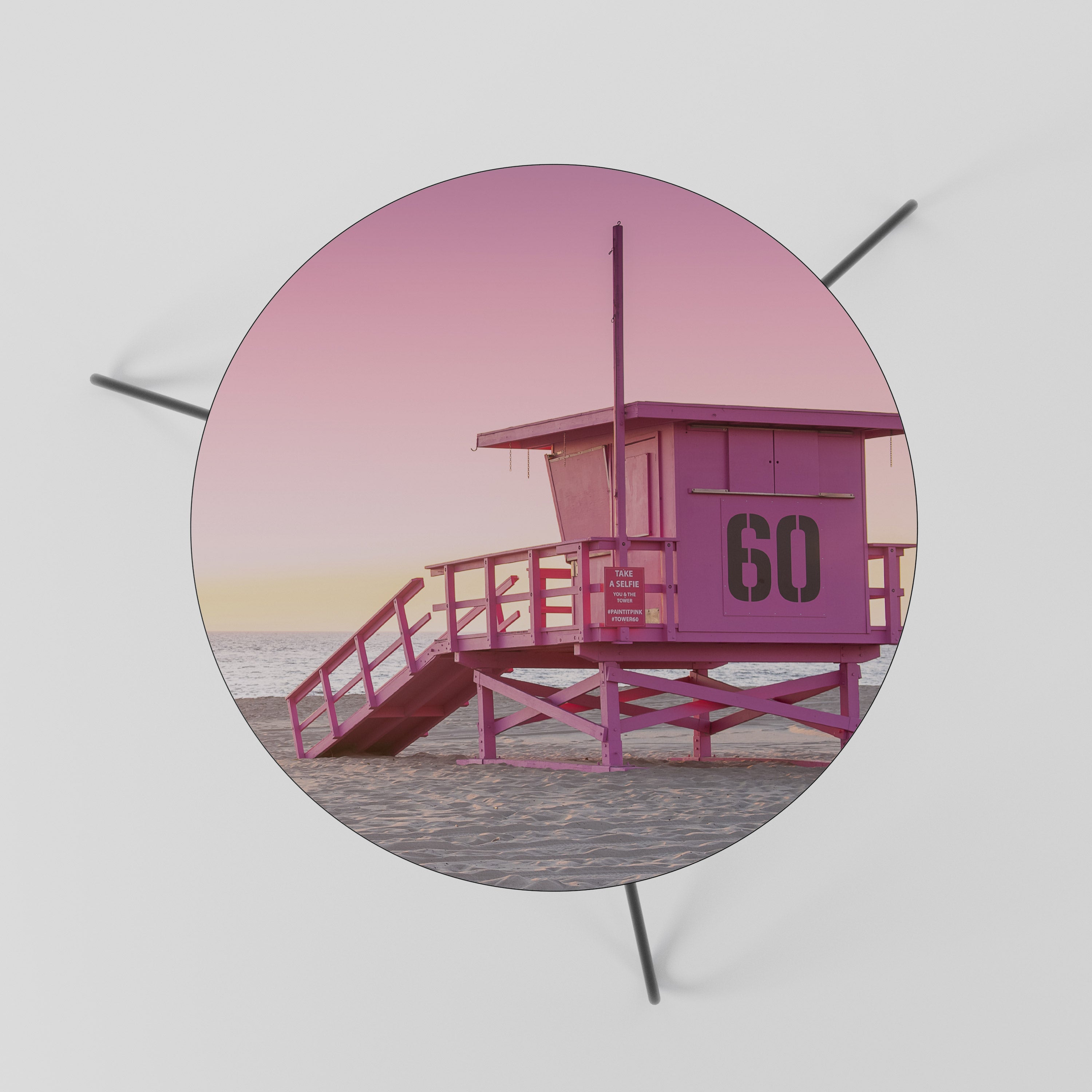 PINK PARADISE WATCH Stolik kawowy mały