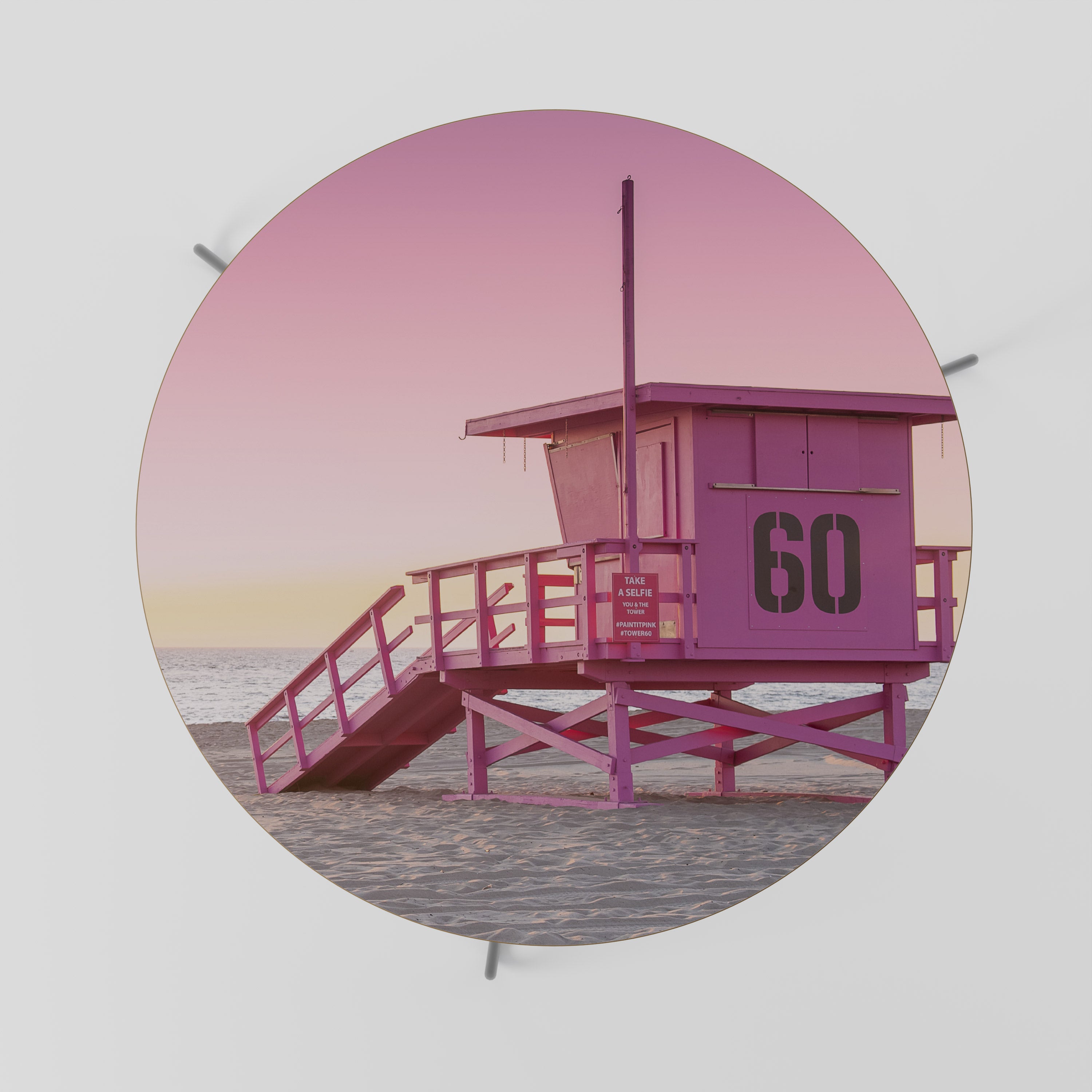 PINK PARADISE WATCH Stolik kawowy duży