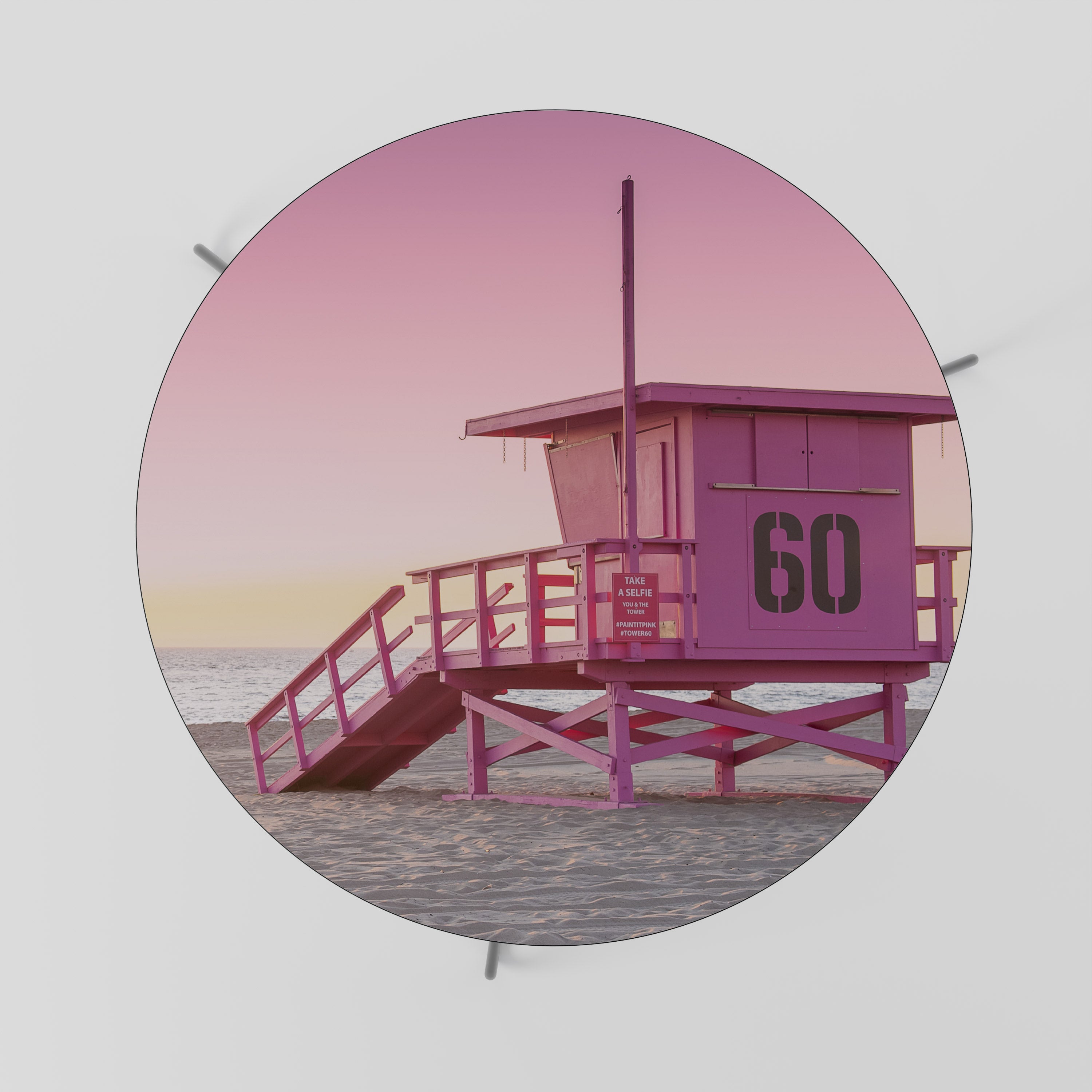 PINK PARADISE WATCH Stolik kawowy duży