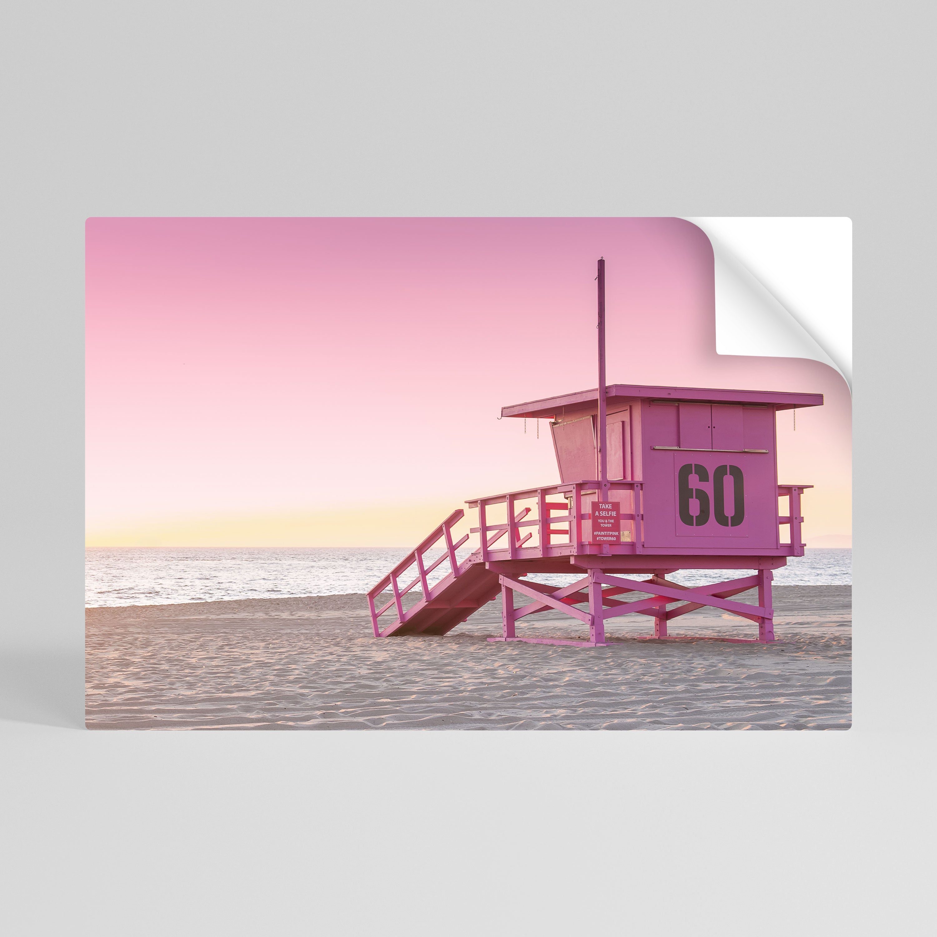 PINK PARADISE WATCH Naklejka/Plakat poziomy