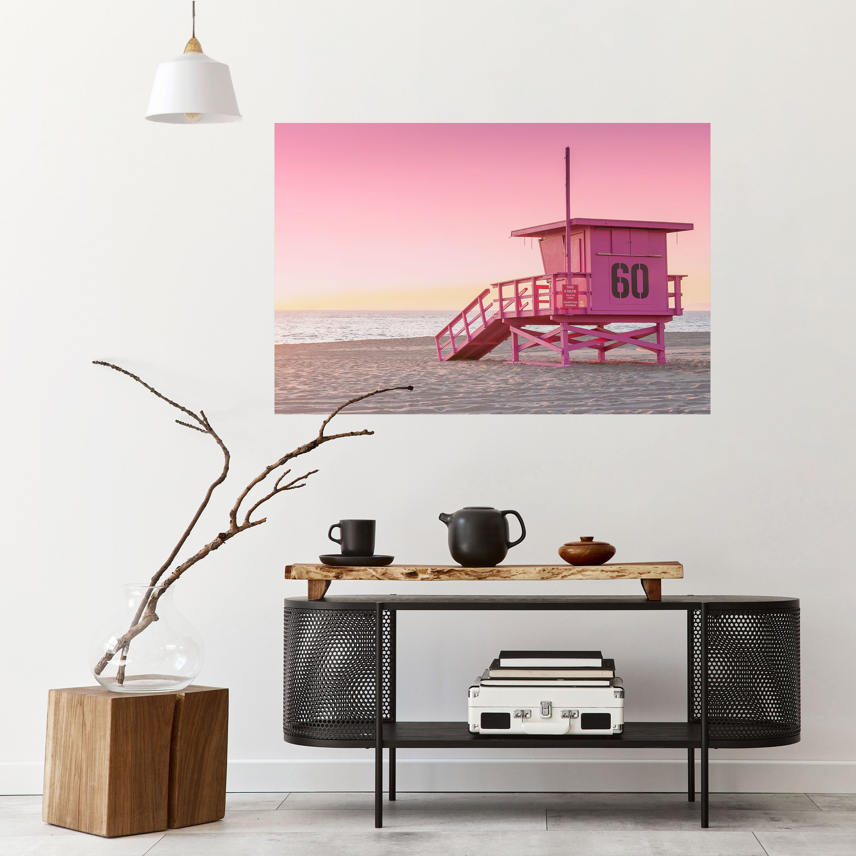 PINK PARADISE WATCH Naklejka/Plakat poziomy