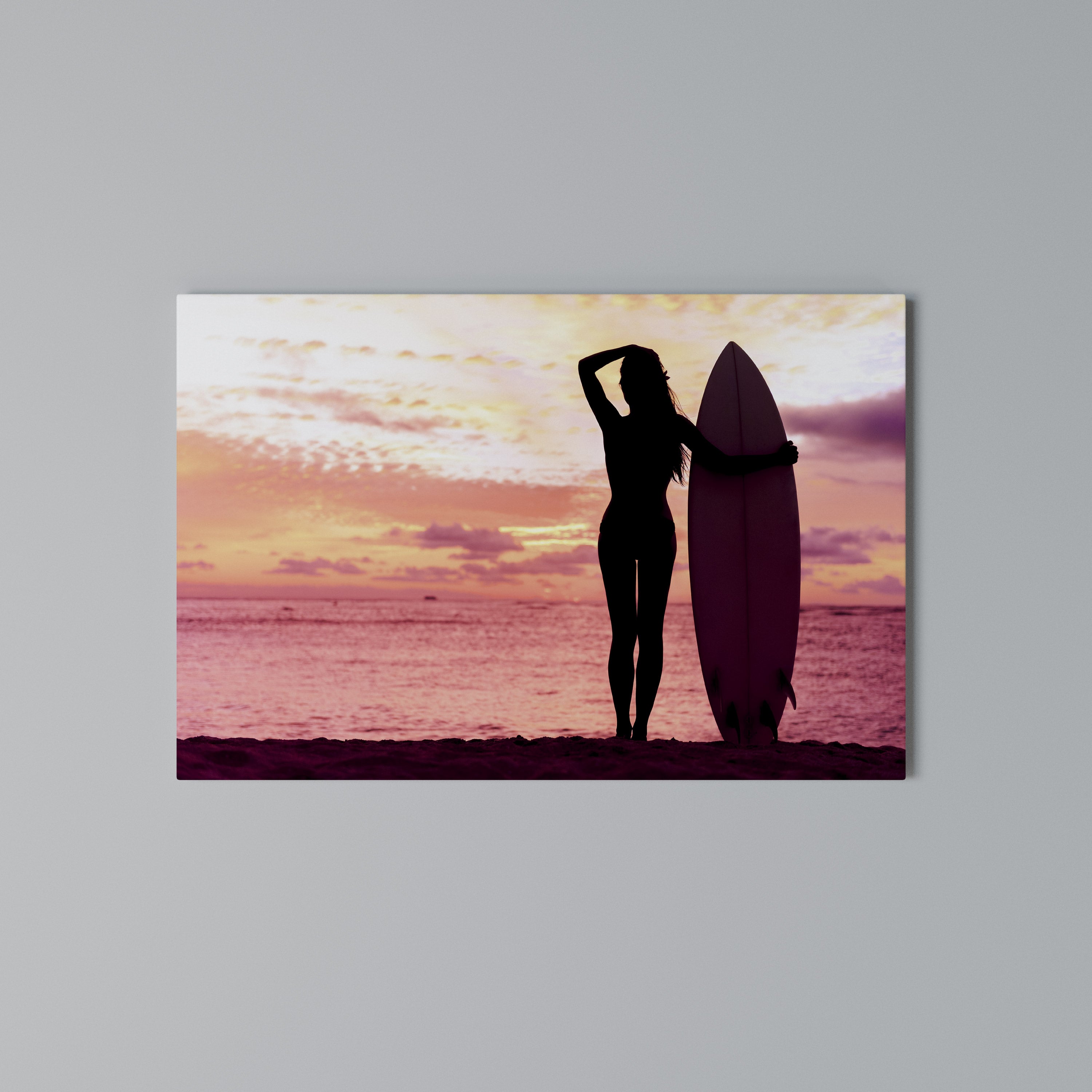 SUNSET SURF SPIRIT Poziomy obraz na płótnie