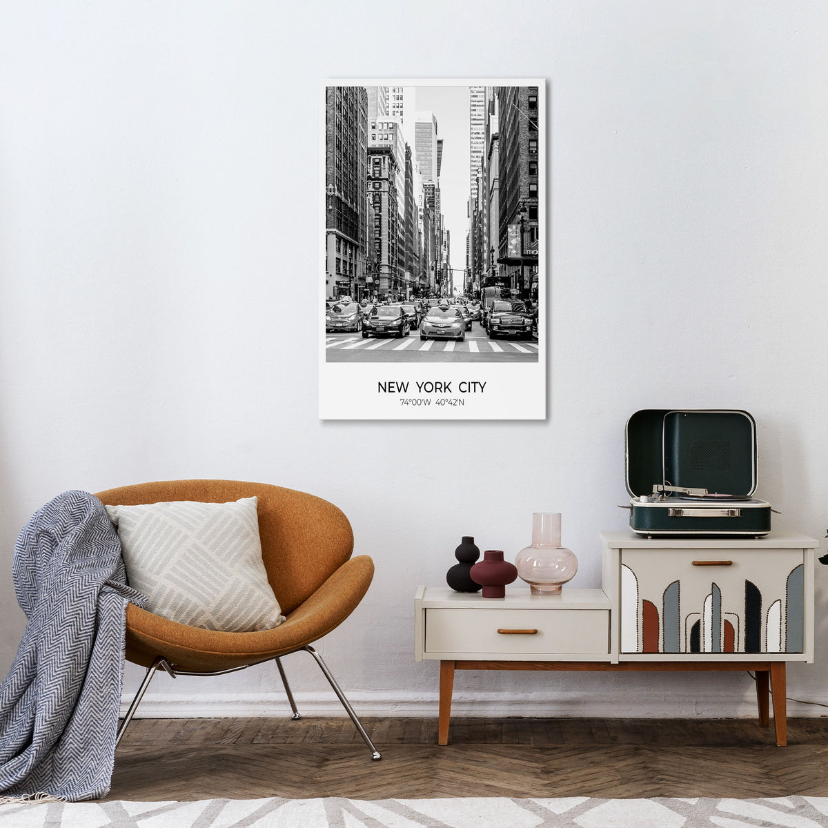 TIMELESS NEW YORK VIBES Pionowy obraz na płótnie