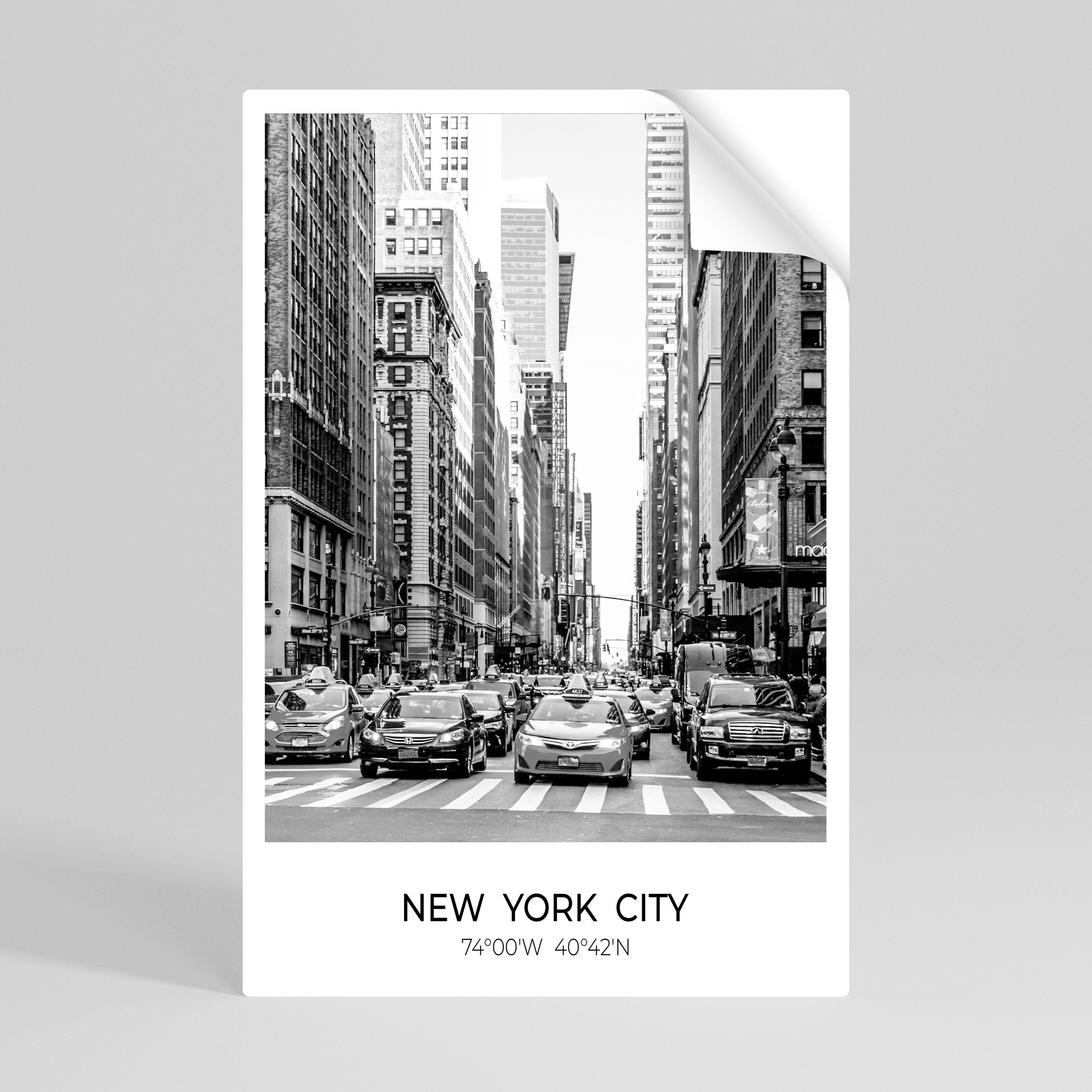 TIMELESS NEW YORK VIBES Naklejka/Plakat pionowy