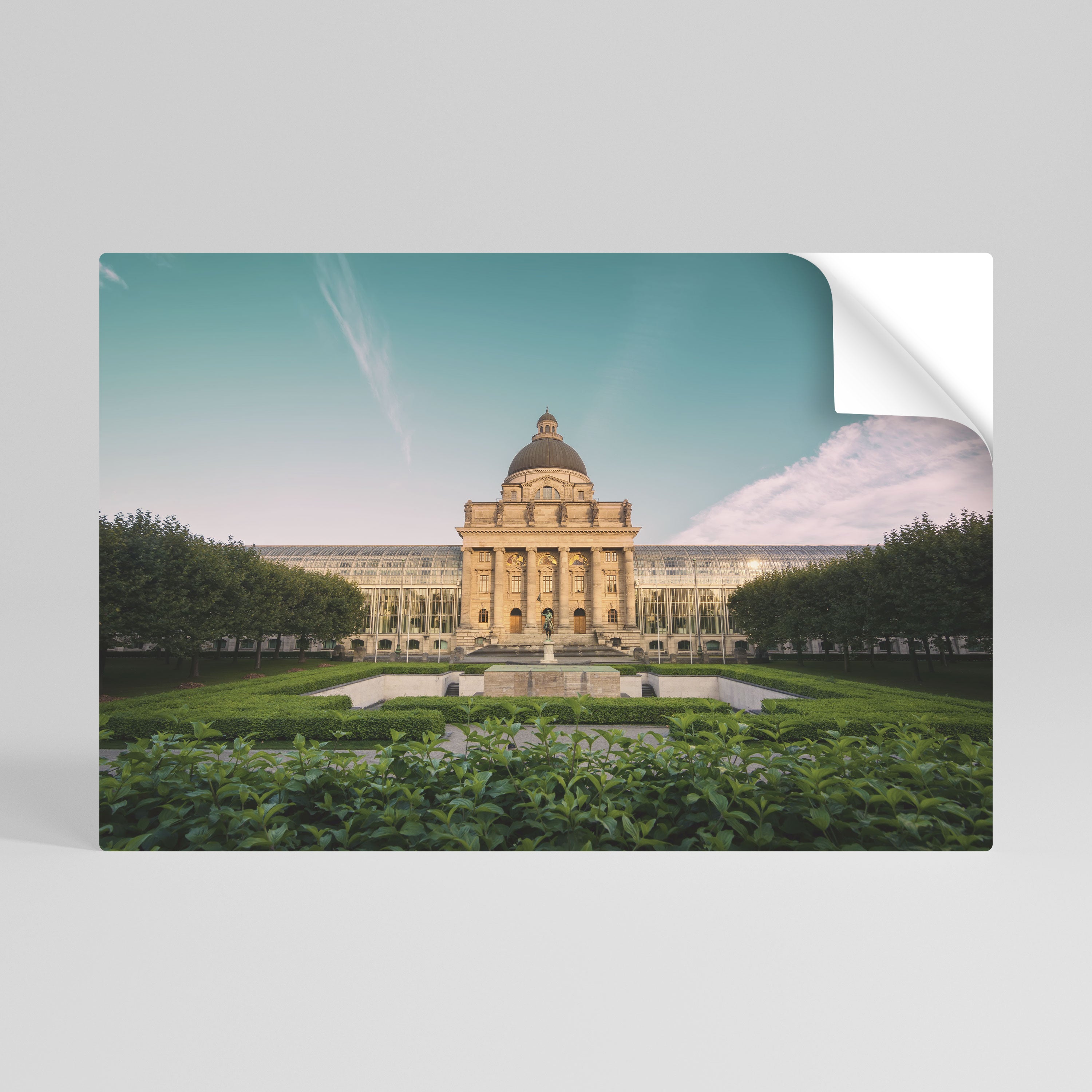 TRANQUIL PALACE VIEW Naklejka/Plakat poziomy
