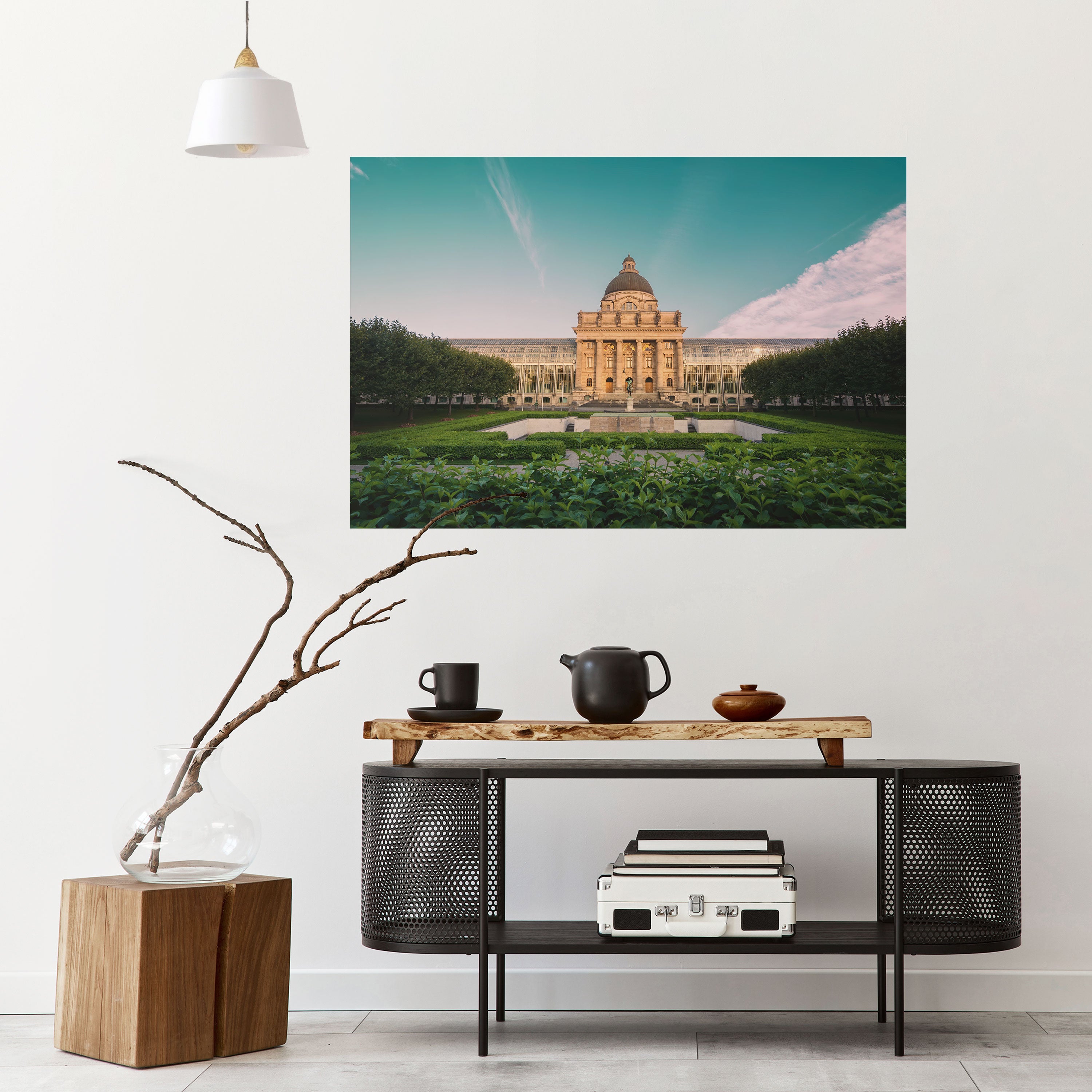 TRANQUIL PALACE VIEW Naklejka/Plakat poziomy
