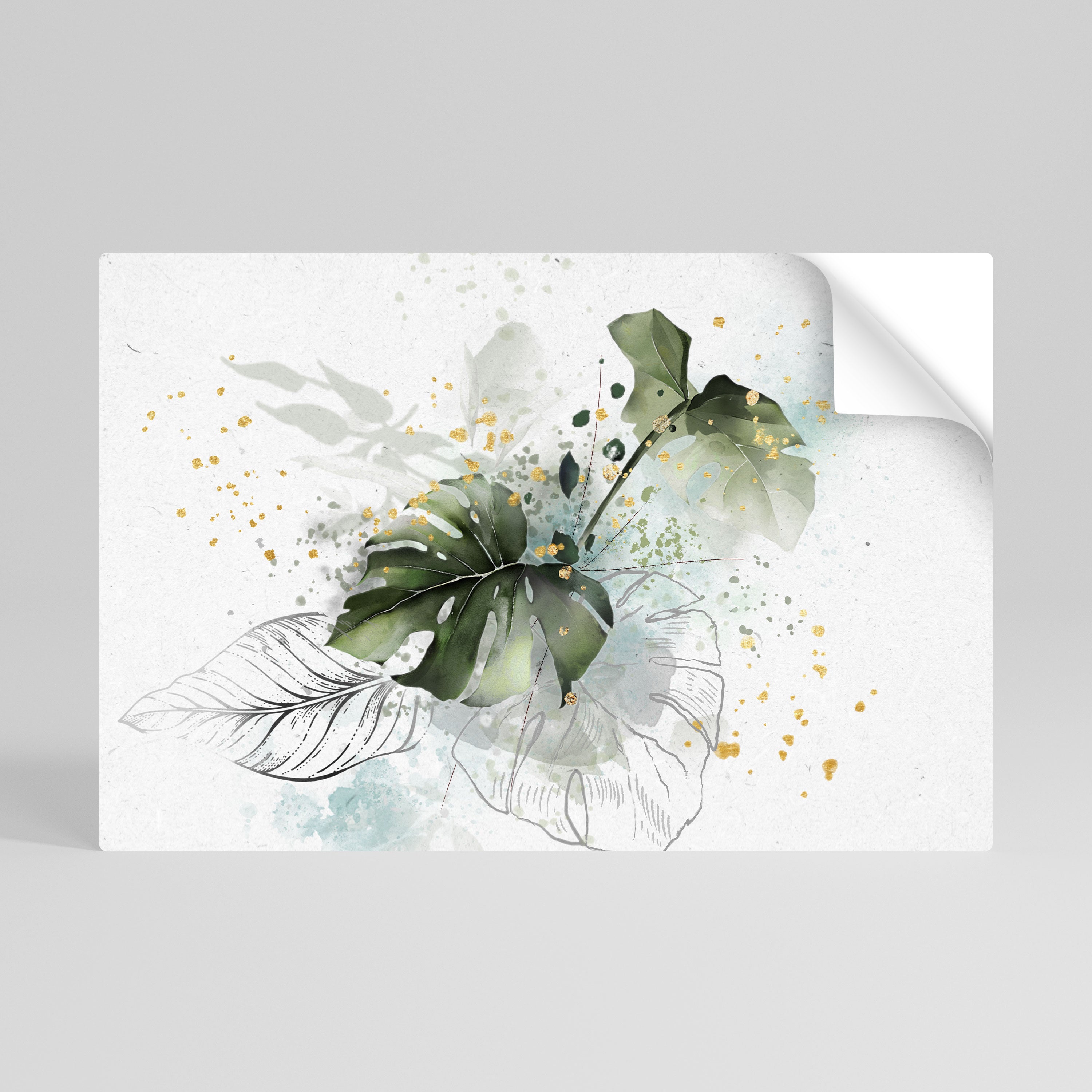VIVID LEAF SYMPHONY Naklejka/Plakat poziomy