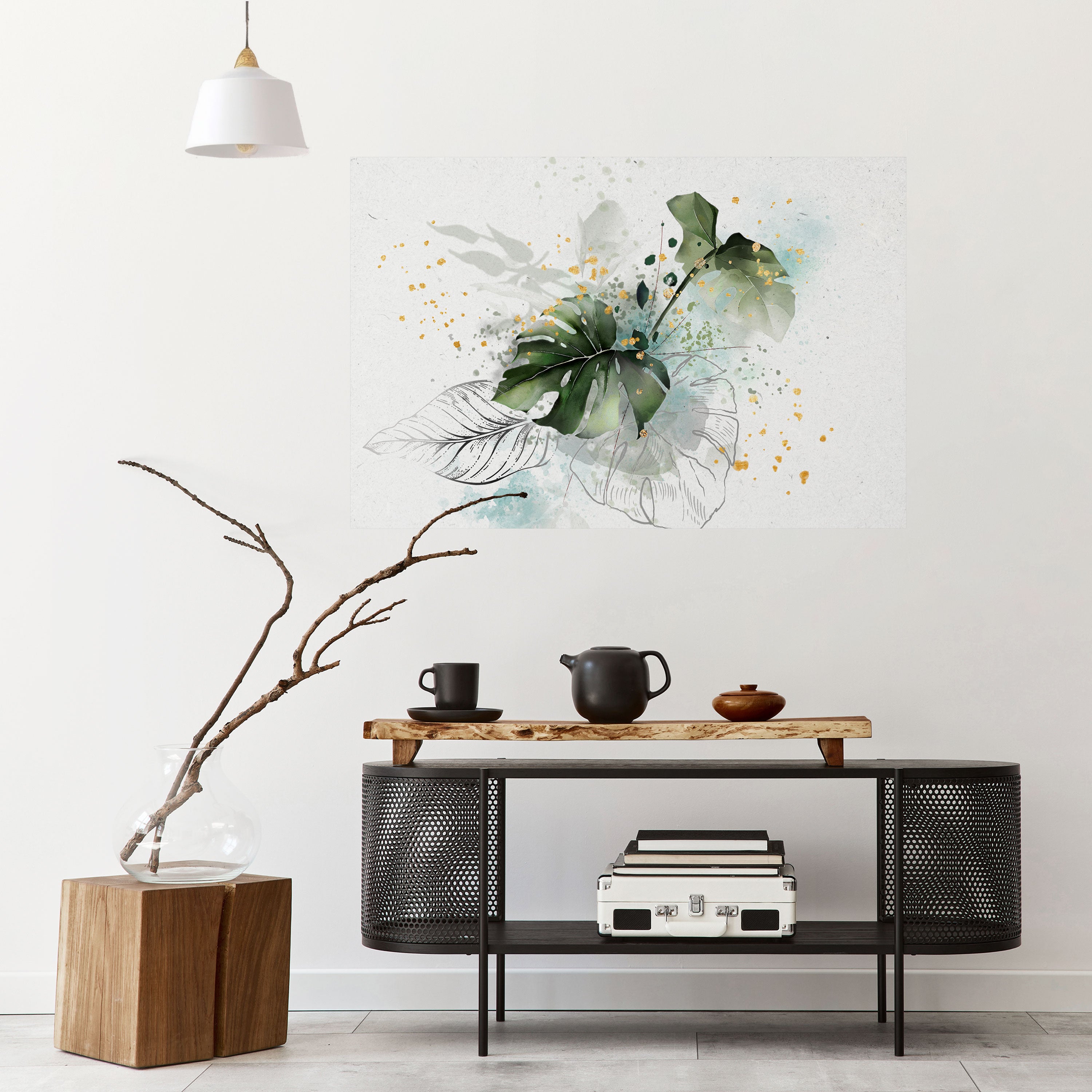 VIVID LEAF SYMPHONY Naklejka/Plakat poziomy