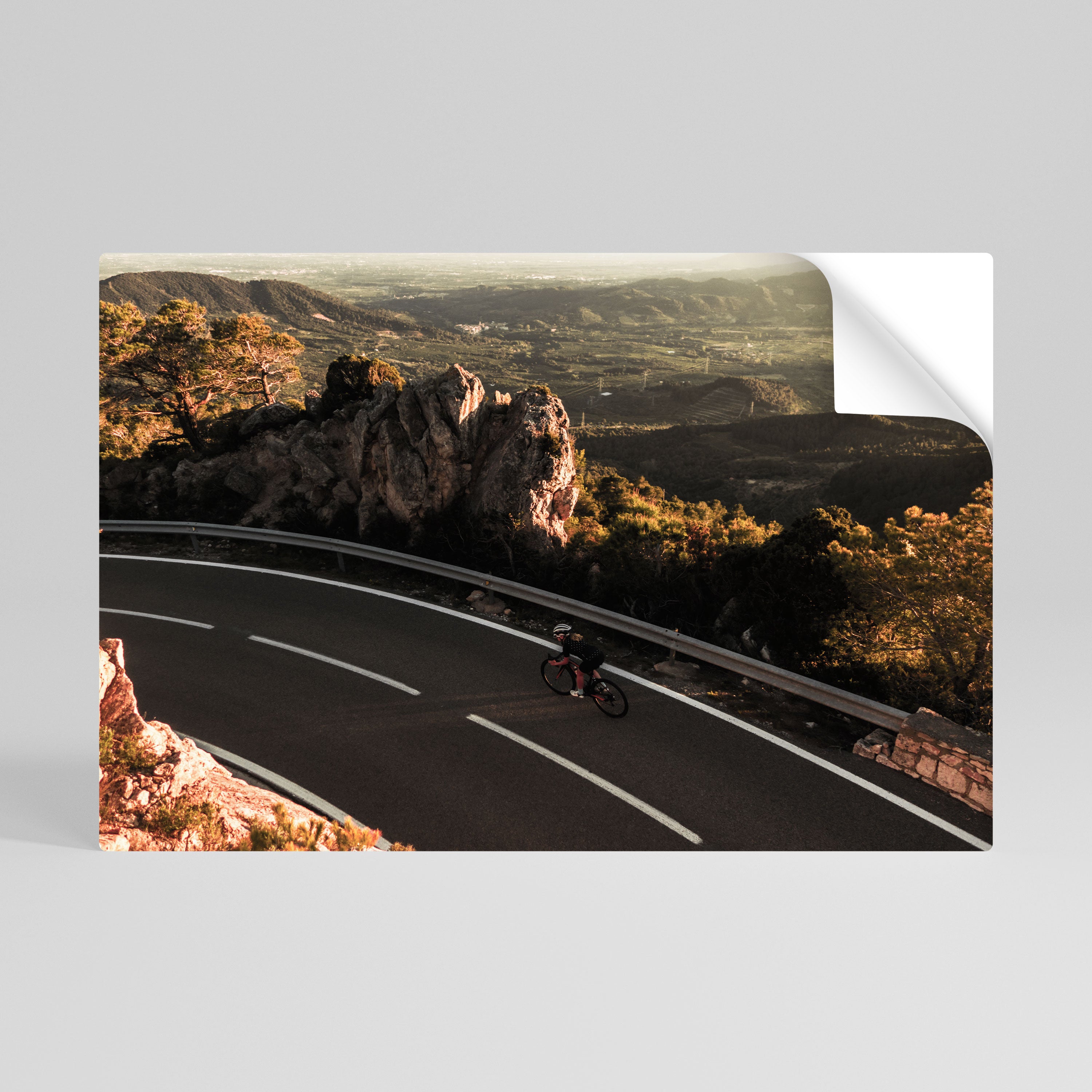 MOUNTAIN ROAD RIDE Naklejka/Plakat poziomy
