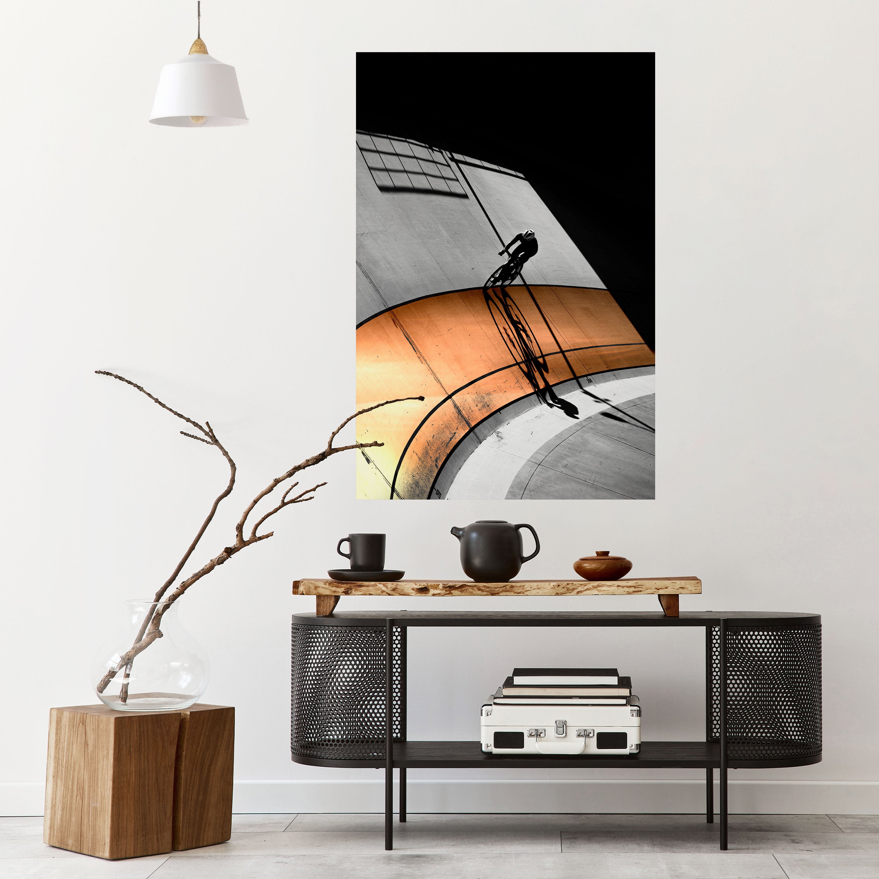 ORANGE ARC AMBIENCE Naklejka/Plakat pionowy