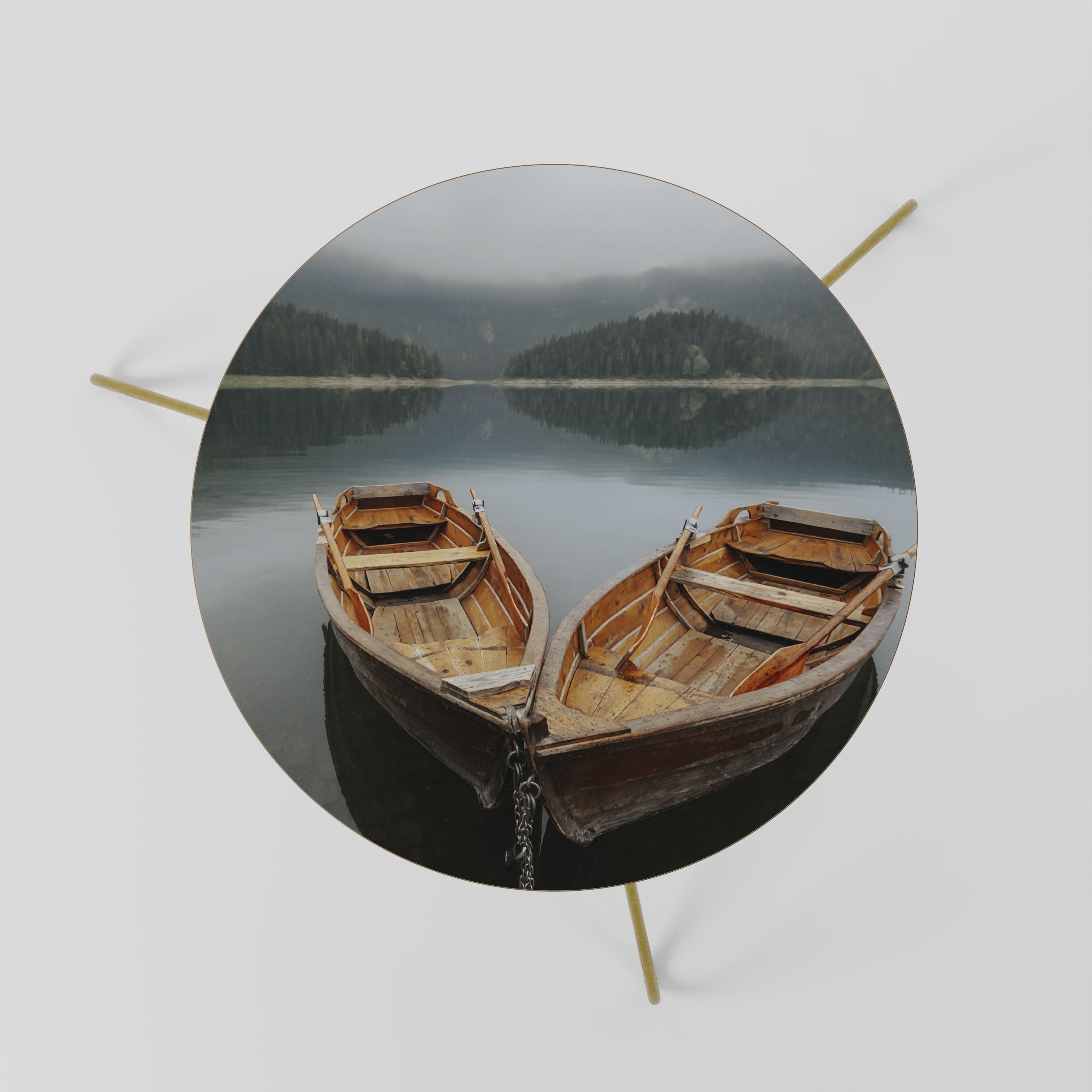 HARMONY OF BOATS Stolik kawowy mały