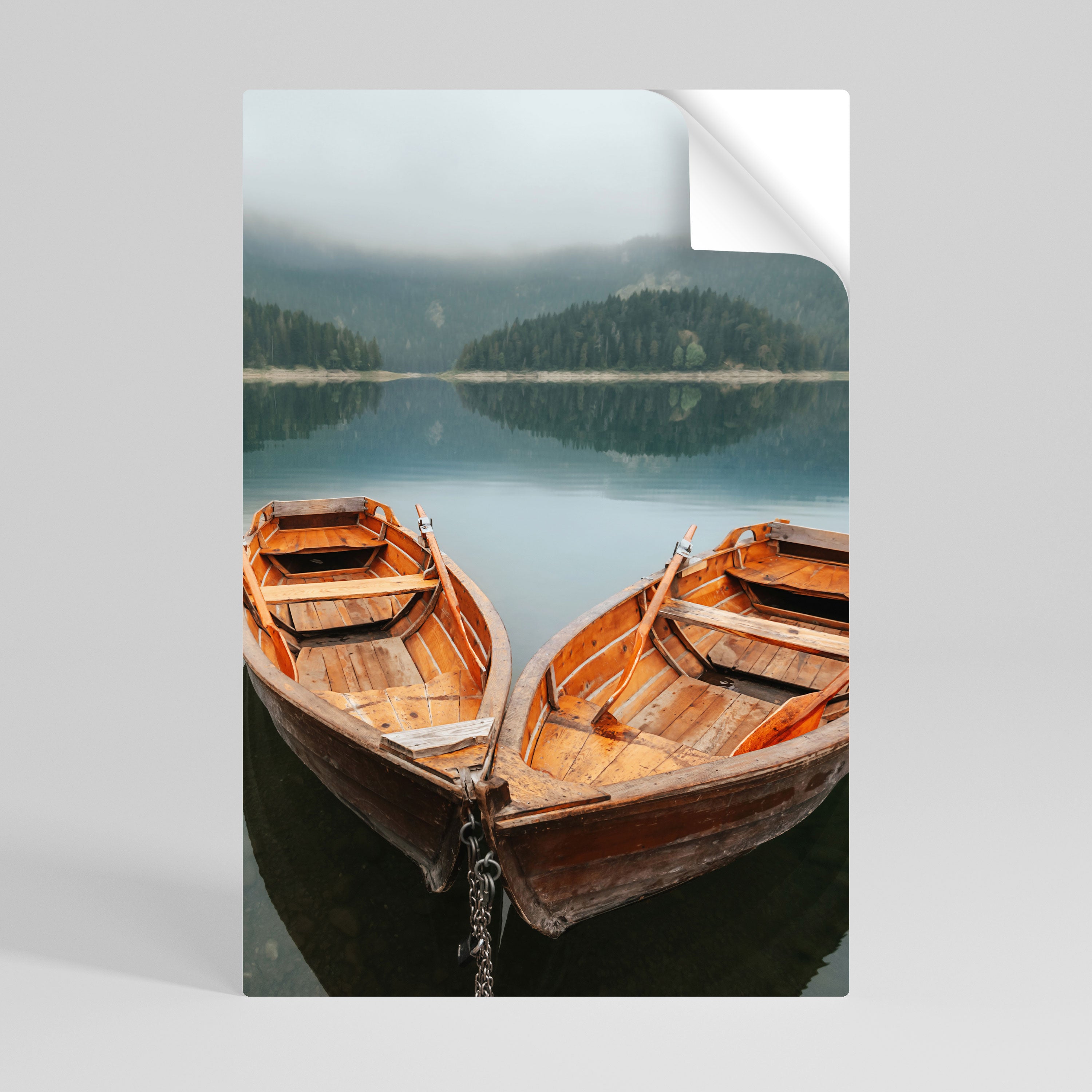 HARMONY OF BOATS Naklejka/Plakat pionowy