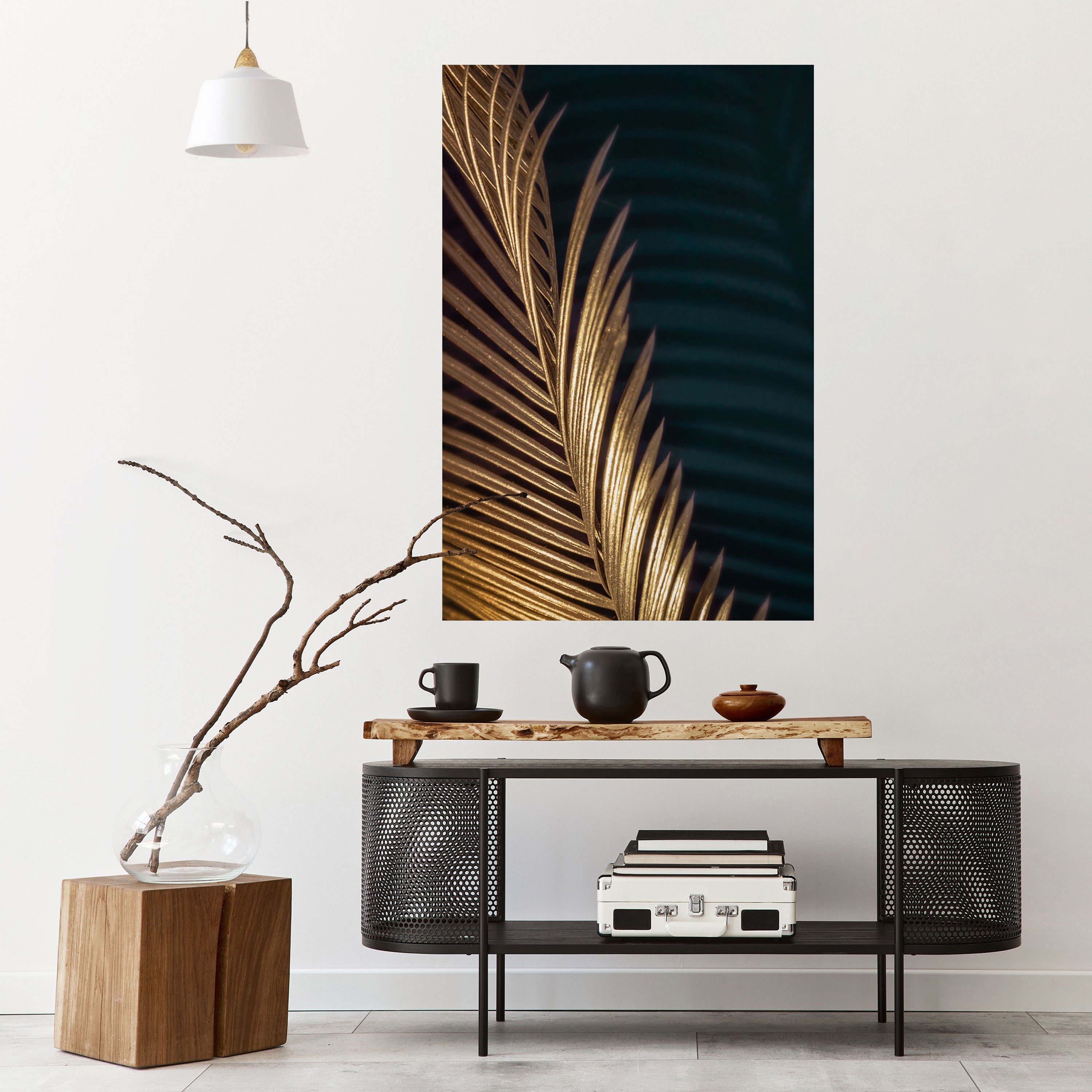 LUXE LEAF DANCE Naklejka/Plakat pionowy