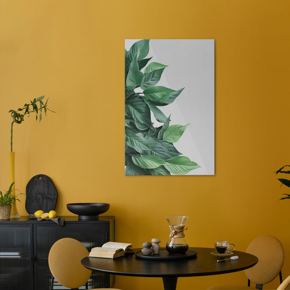 LUSH LEAFY WHIMSY Pionowy obraz na płótnie