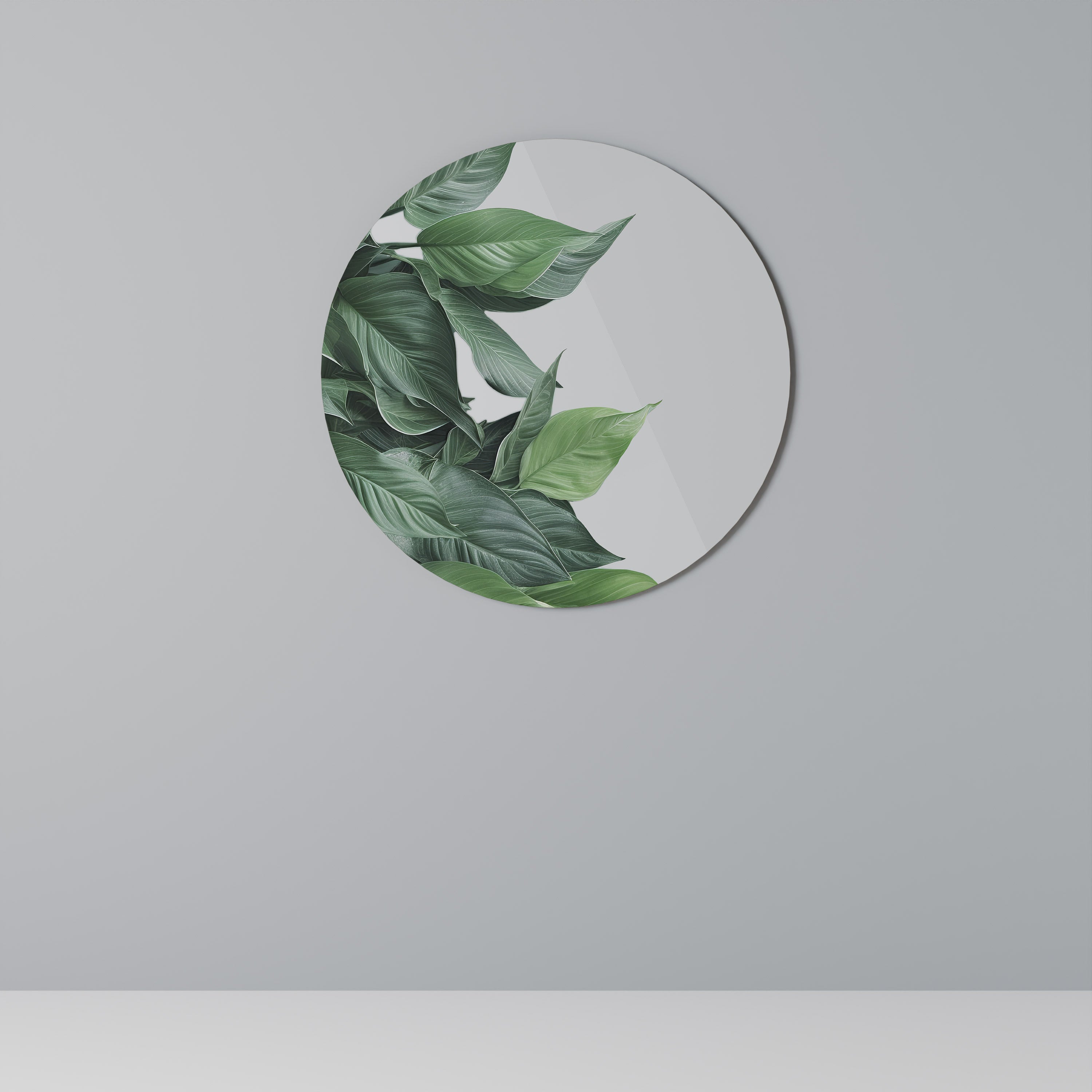 LUSH LEAFY WHIMSY Obraz okrągły