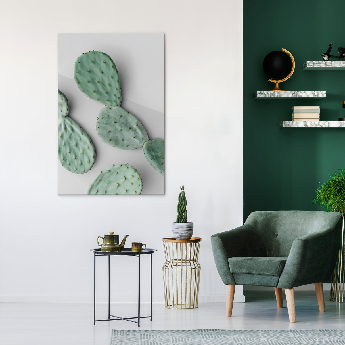 CACTUS DREAMSCAPE Pionowy obraz na płótnie