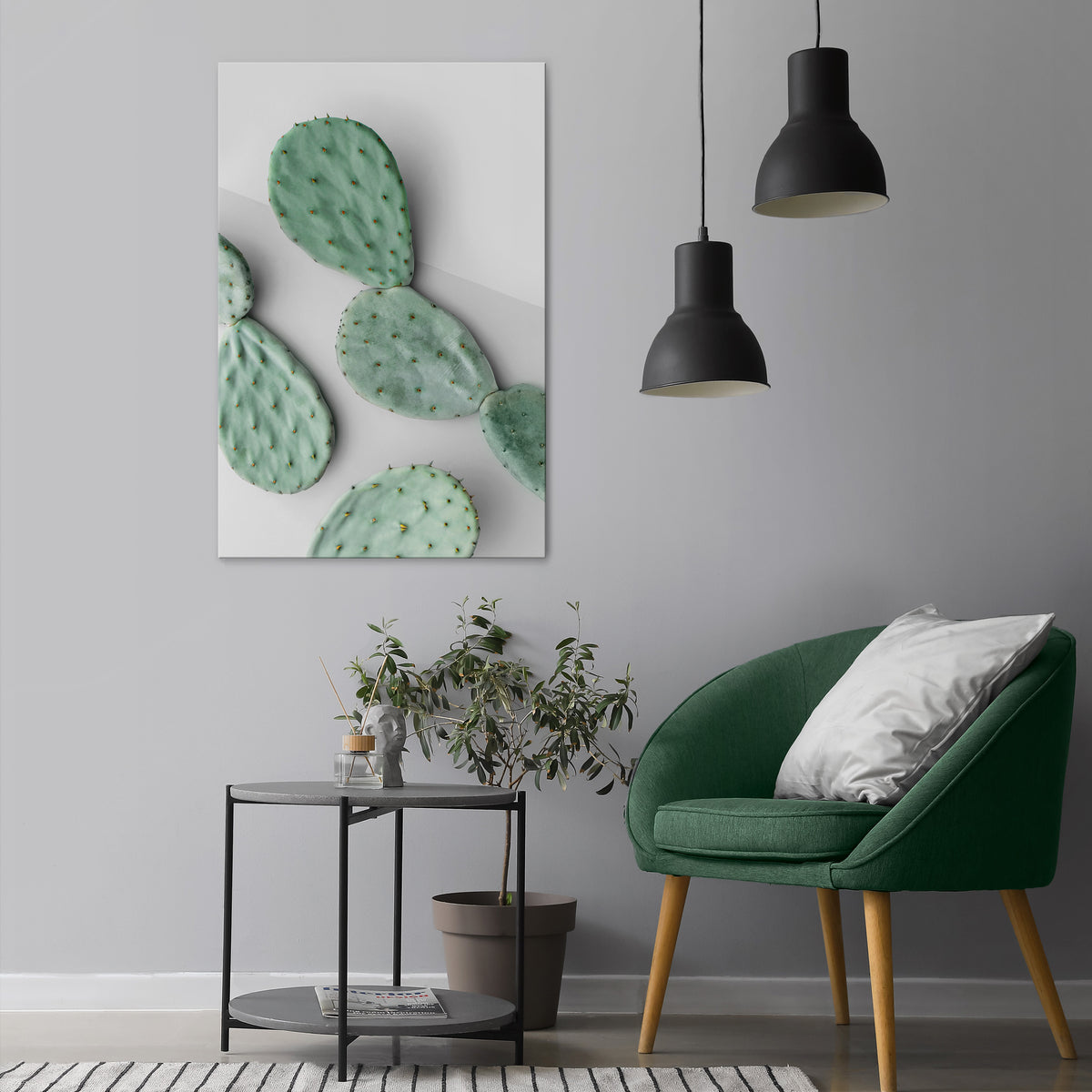 CACTUS DREAMSCAPE Pionowy obraz na płótnie