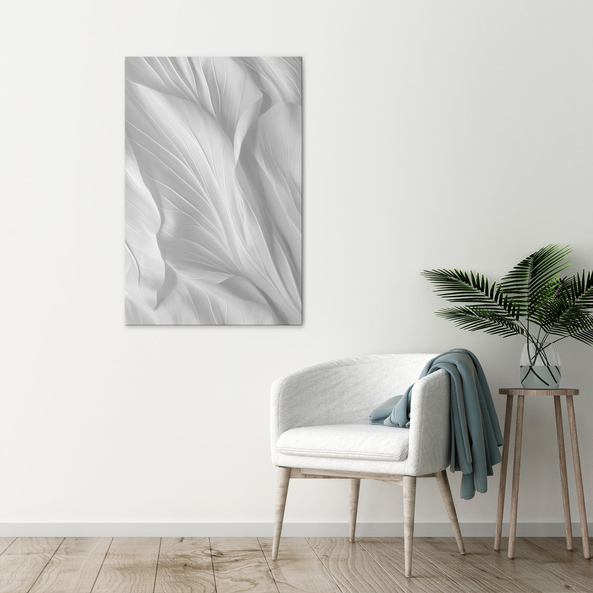 SILKEN SERENITY Pionowy obraz na płótnie