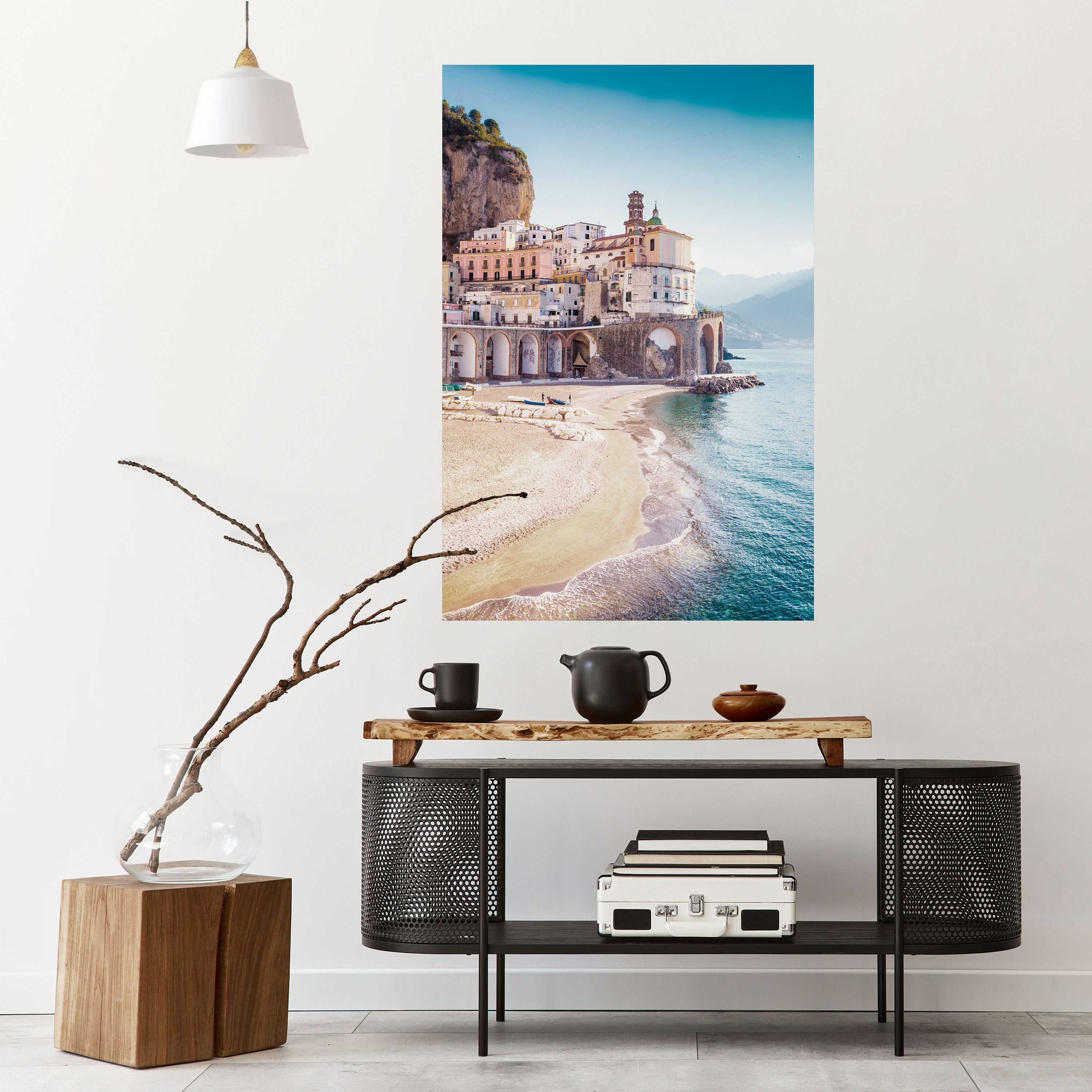 SEASIDE ARCHITECTURAL FANTASY Naklejka/Plakat pionowy