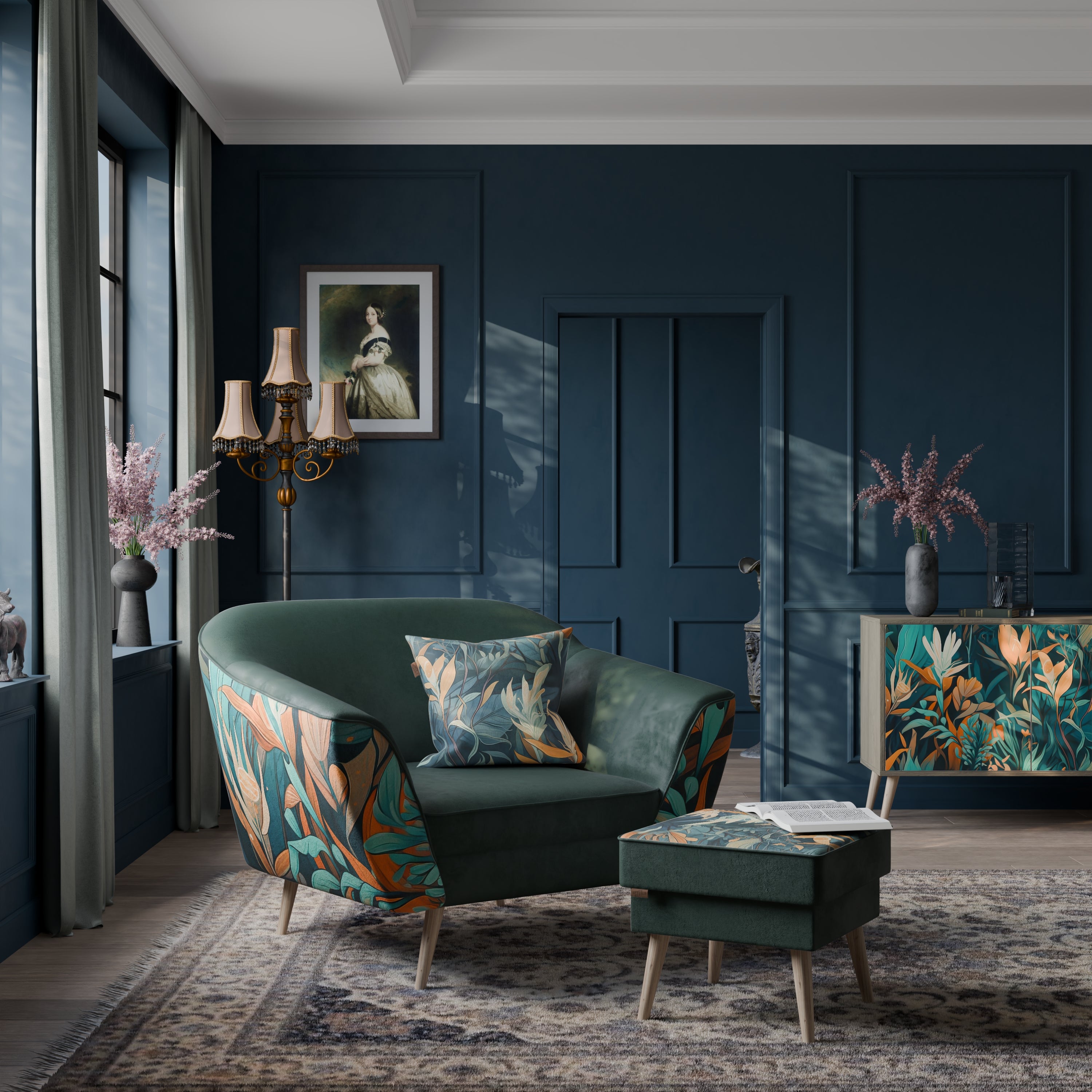 FLORAL SERENITY Fotel AURORA