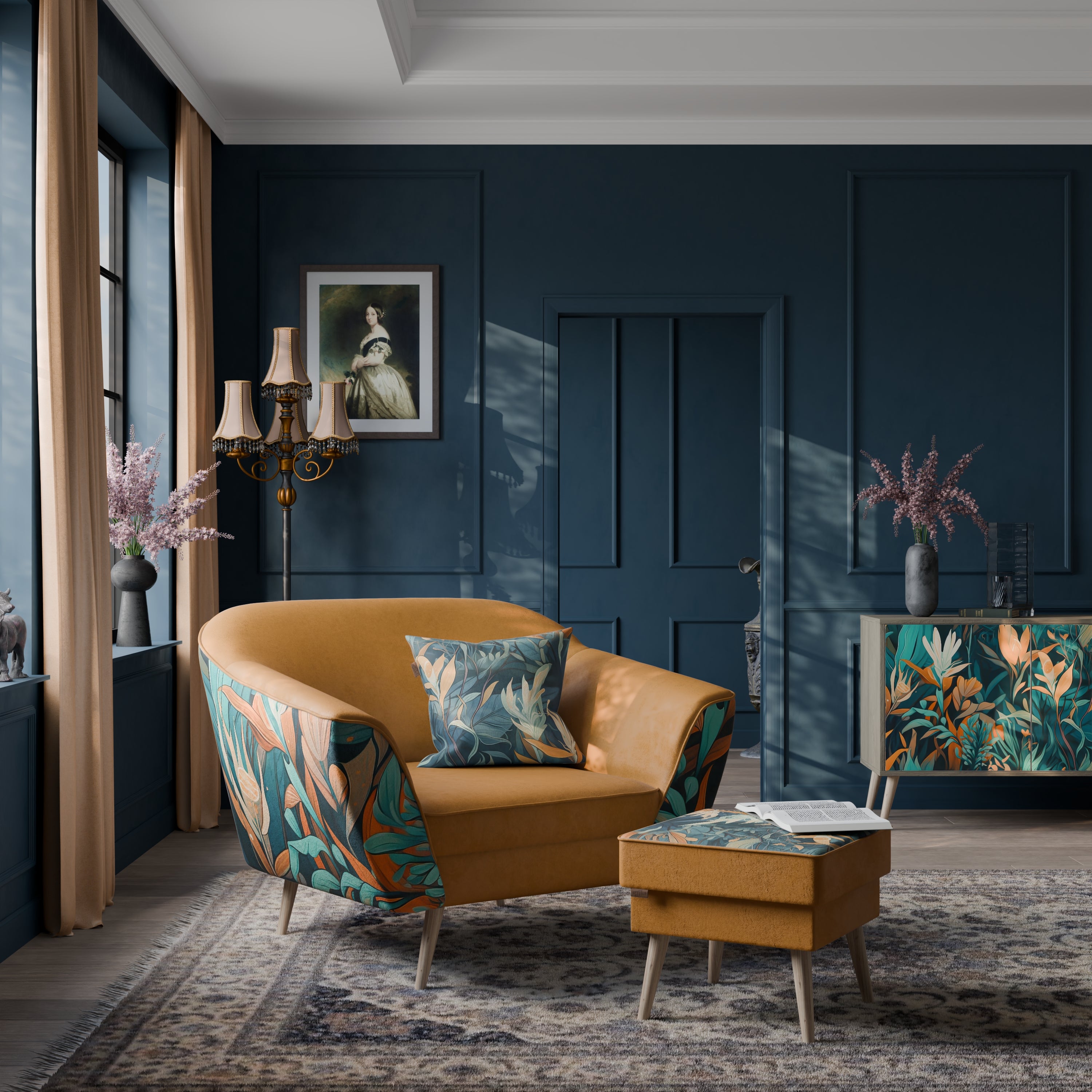 FLORAL SERENITY Fotel AURORA