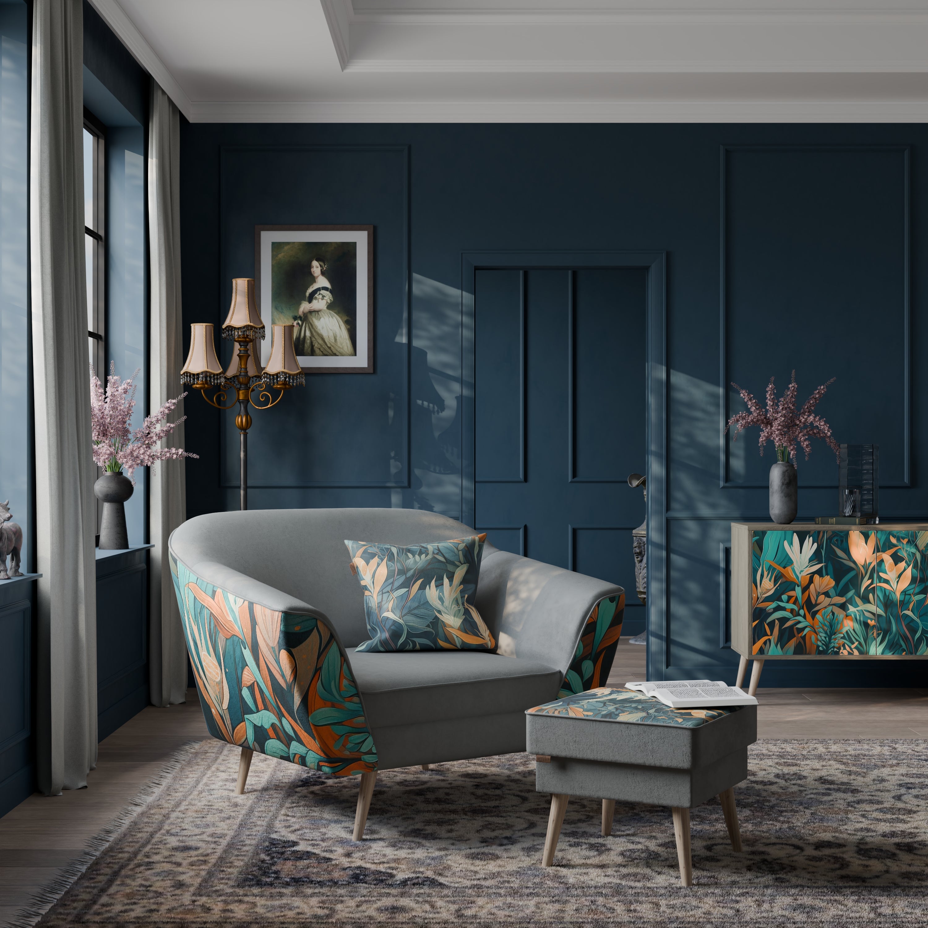 FLORAL SERENITY Fotel AURORA