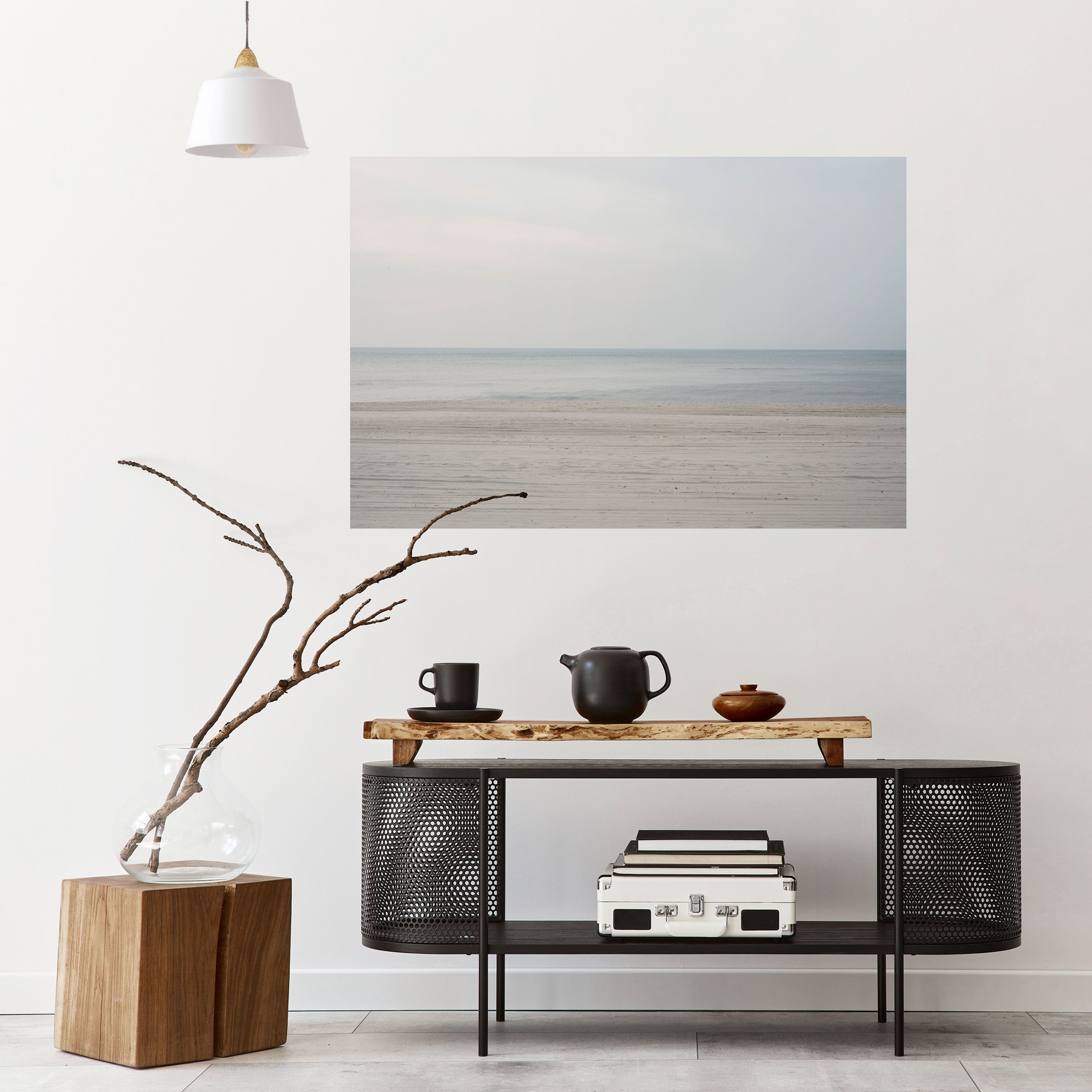 MISTY SEAS OF CALM Naklejka/Plakat poziomy
