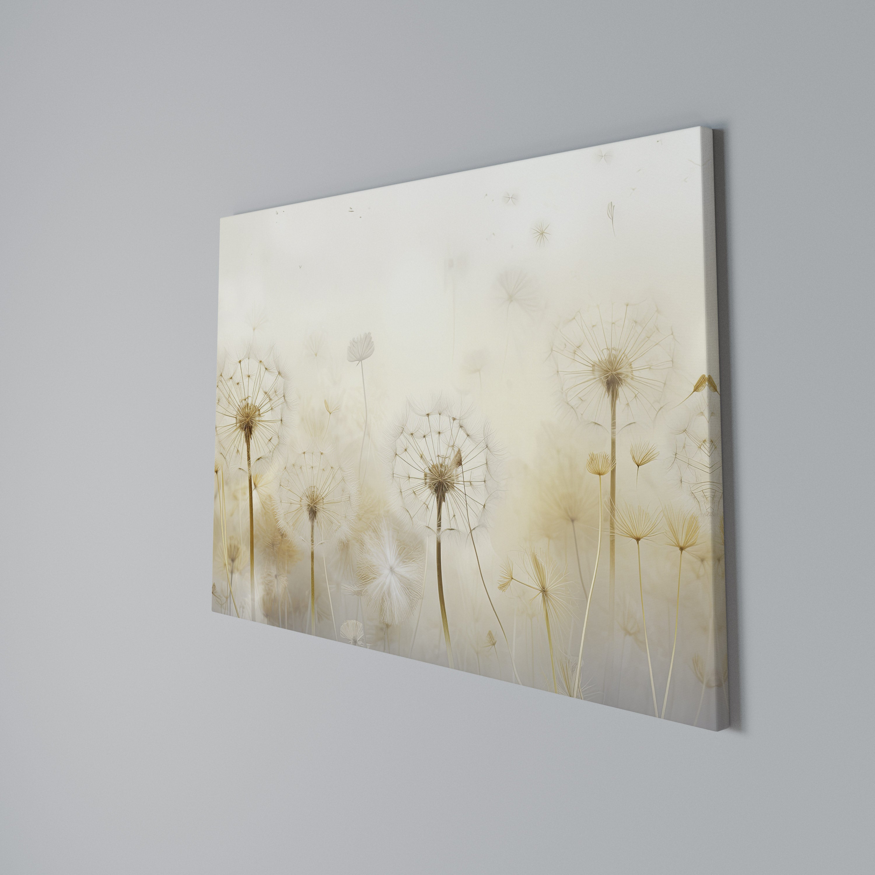 DREAMY DANDELION FIELDS Poziomy obraz na płótnie