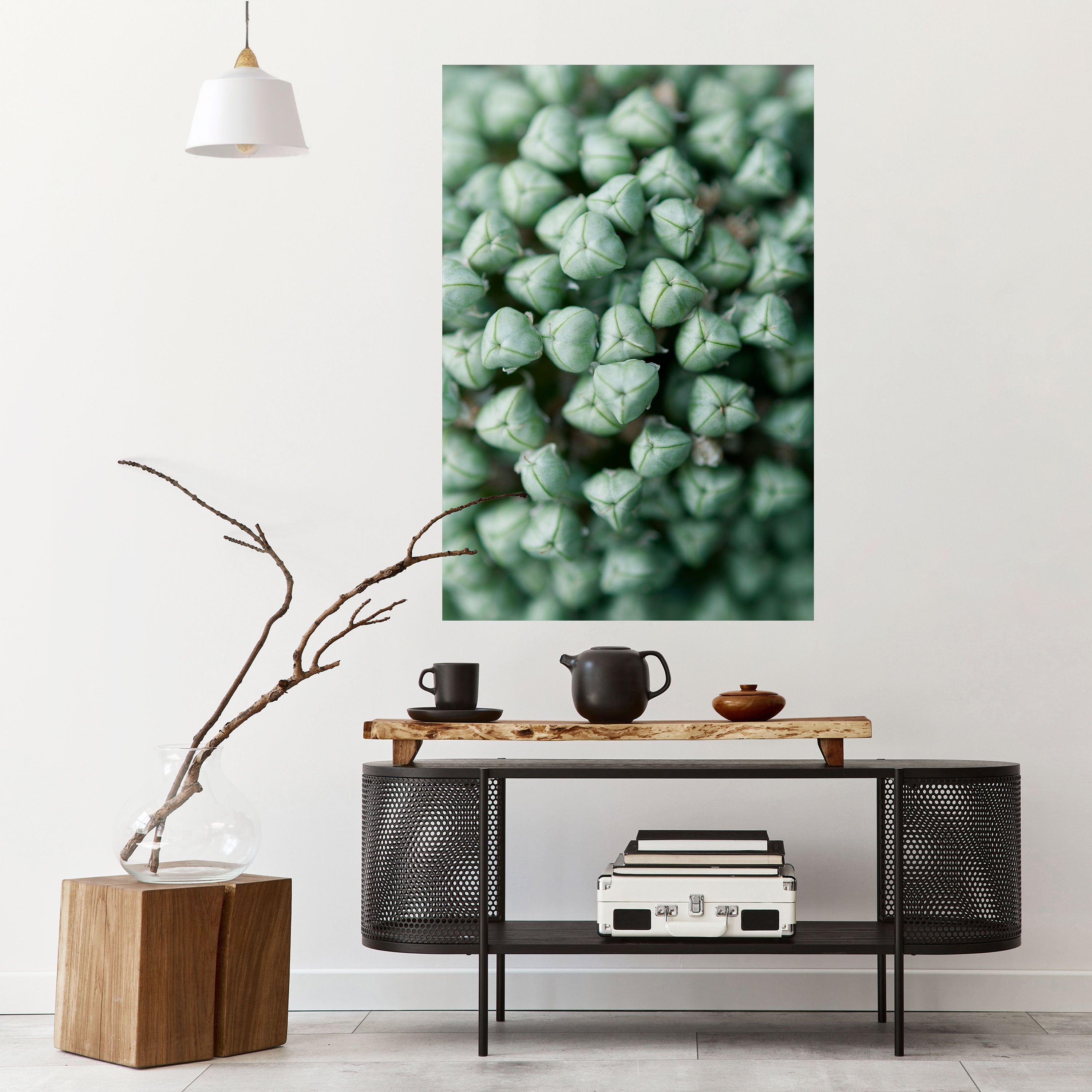 TEXTURED GREEN TIDBITS Naklejka/Plakat pionowy