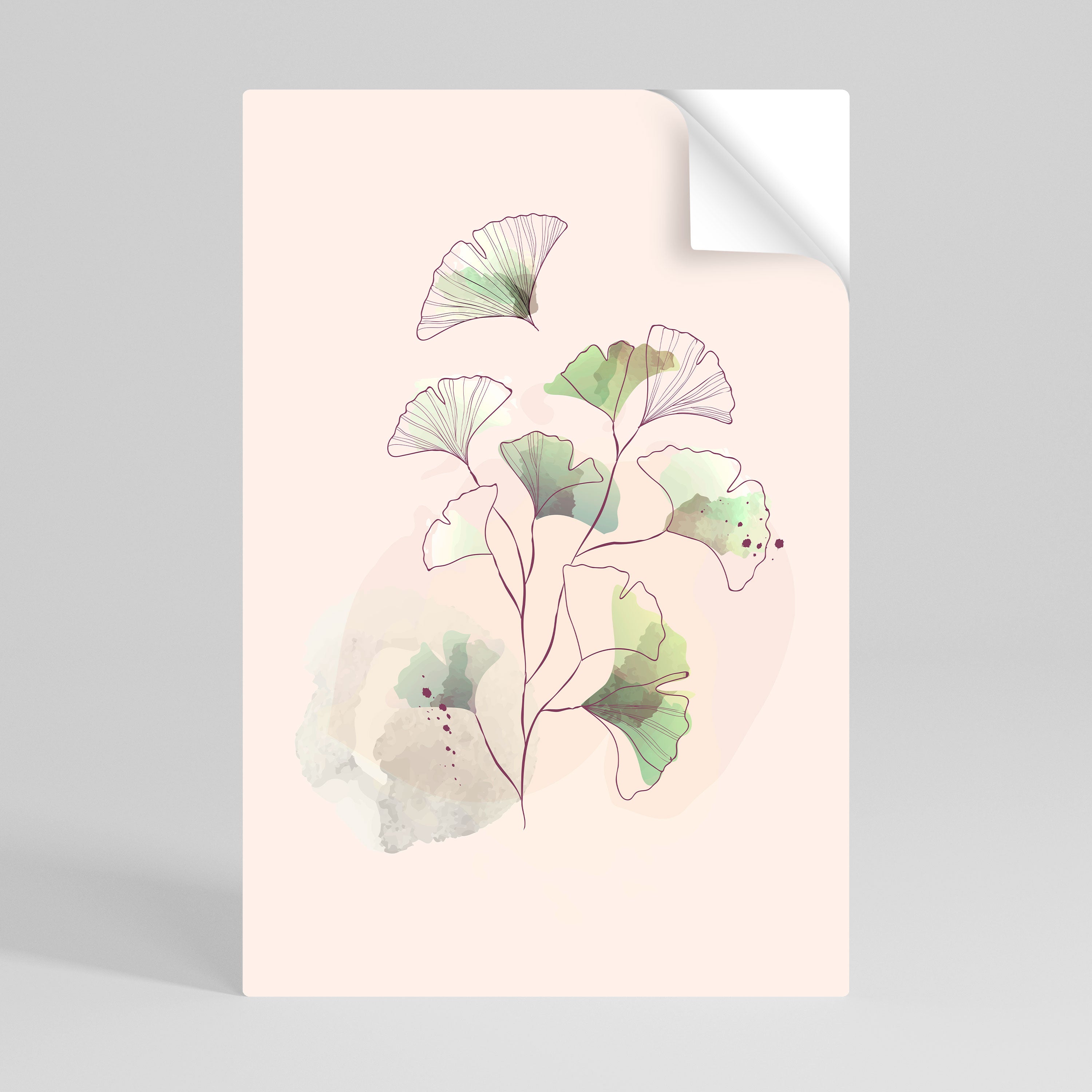 FOLIAGE REVERIE Naklejka/Plakat pionowy