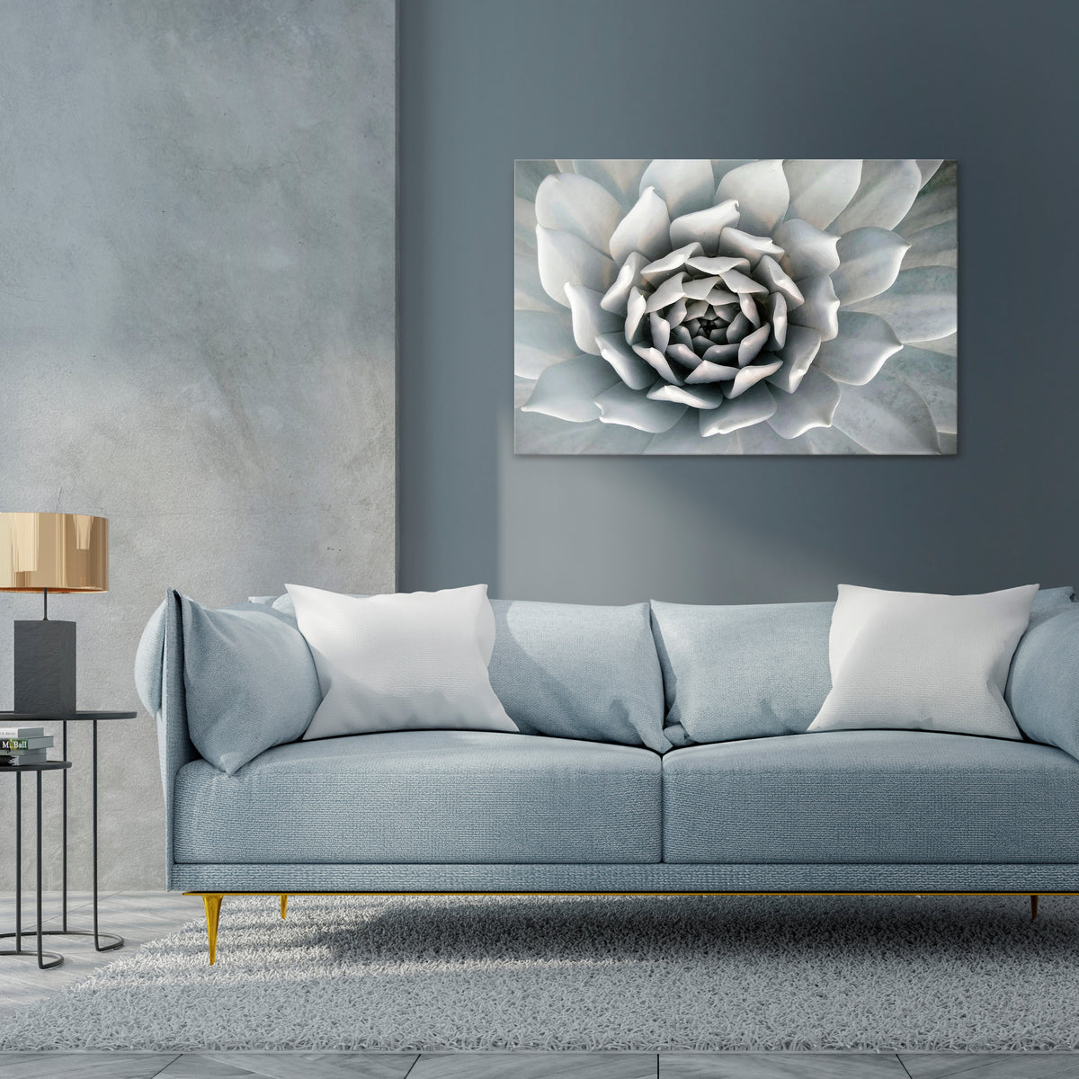 ELEGANT PETAL SWIRL Poziomy obraz na płótnie