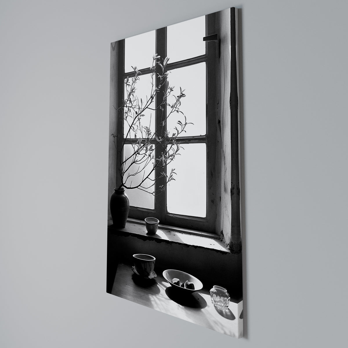 WHISPERING WINDOW LIGHT Pionowy obraz na płótnie
