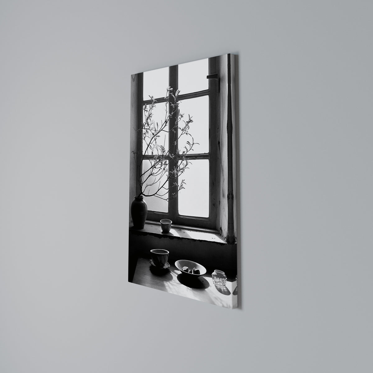 WHISPERING WINDOW LIGHT Pionowy obraz na płótnie