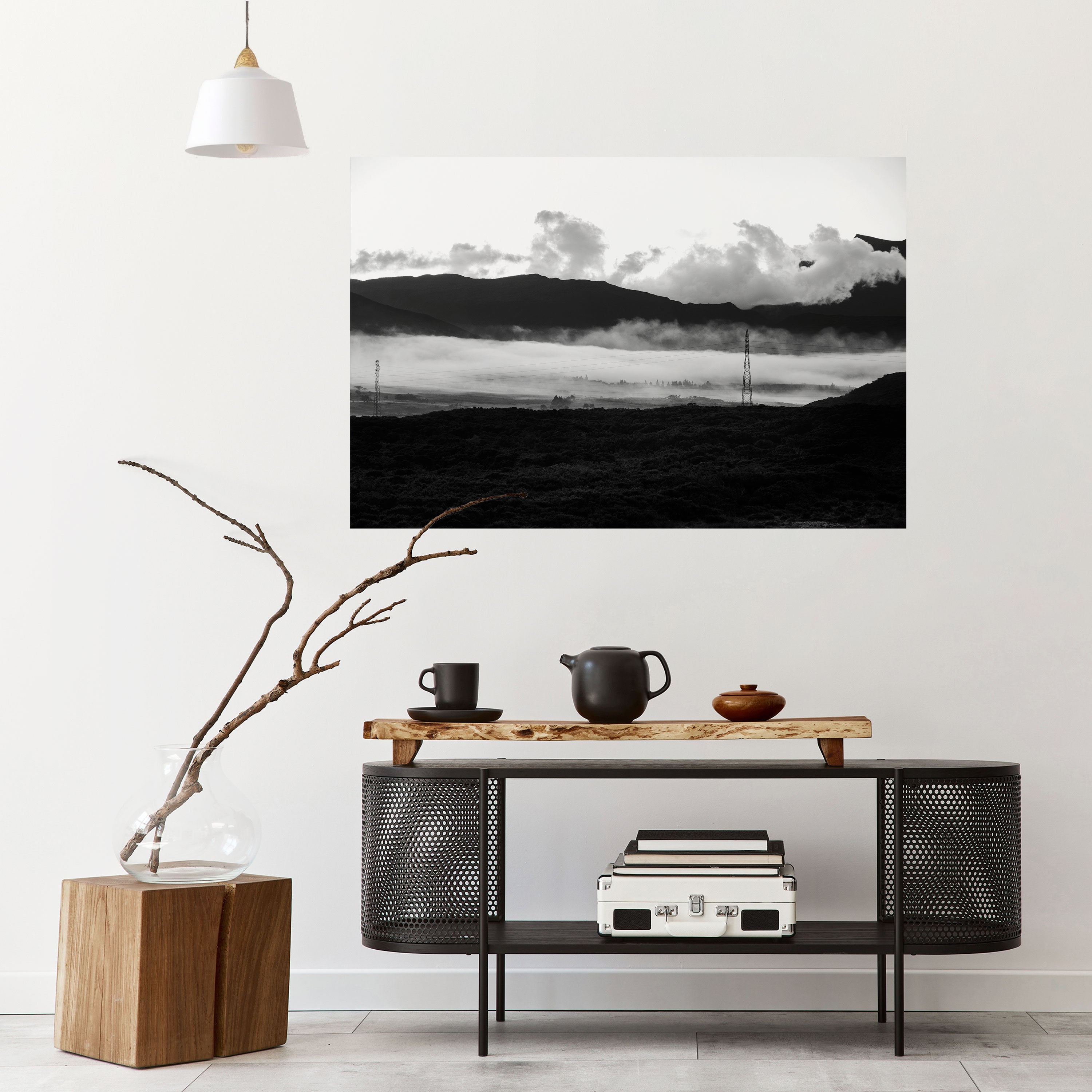 MISTY MOUNTAIN RADIANCE Naklejka/Plakat poziomy