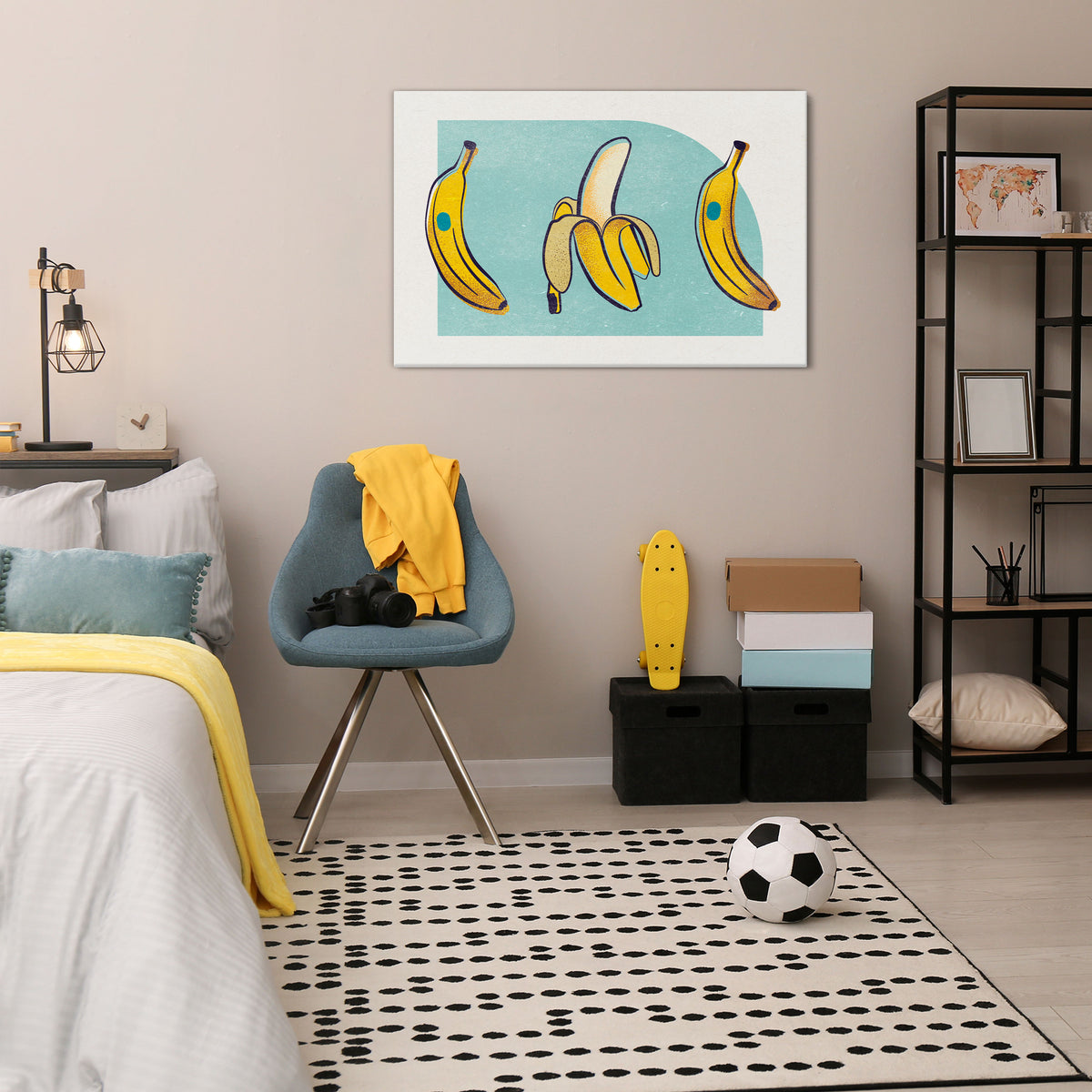 BOLD BANANA BOUQUET Poziomy obraz na płótnie