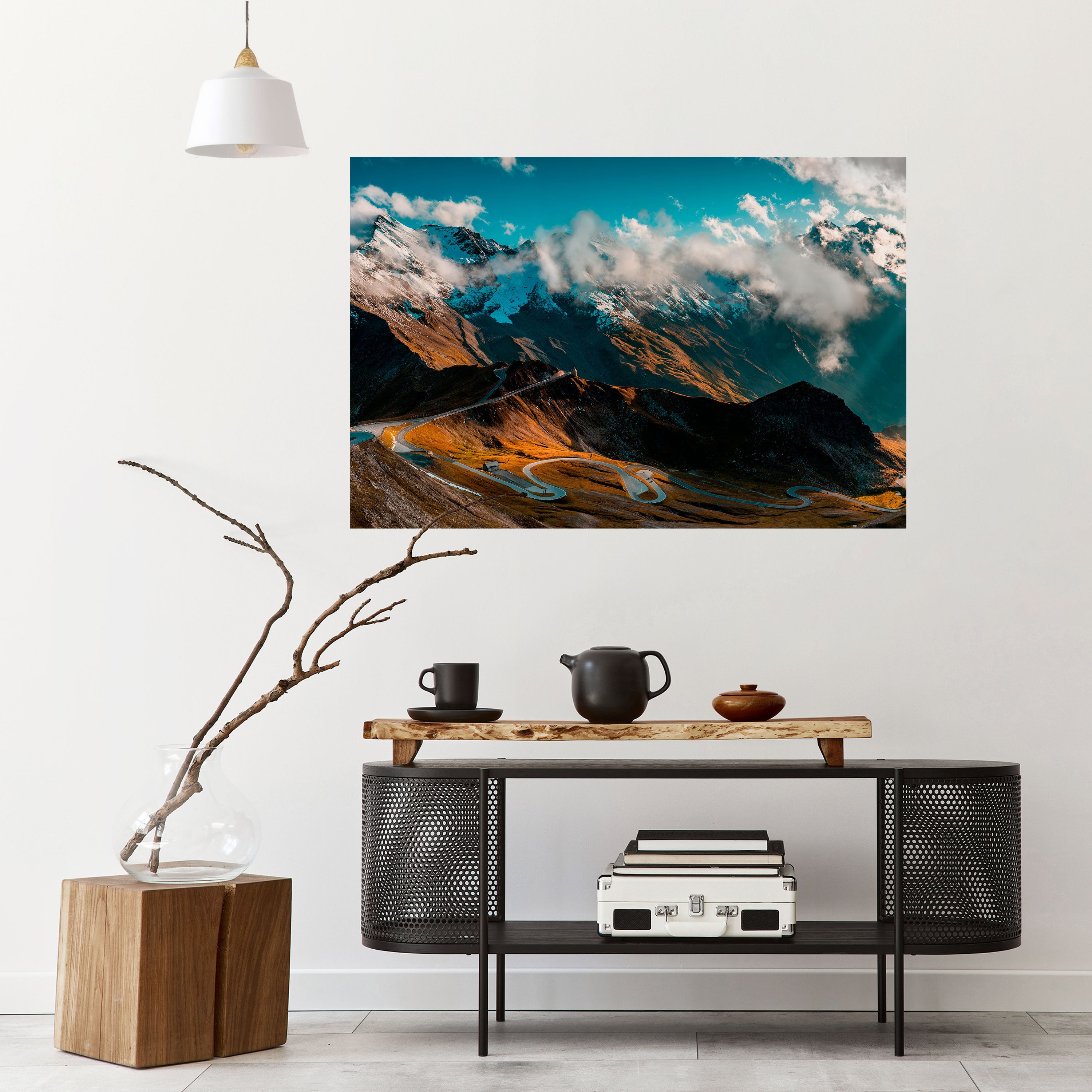 MOUNTAIN SERPENTINE Naklejka/Plakat poziomy