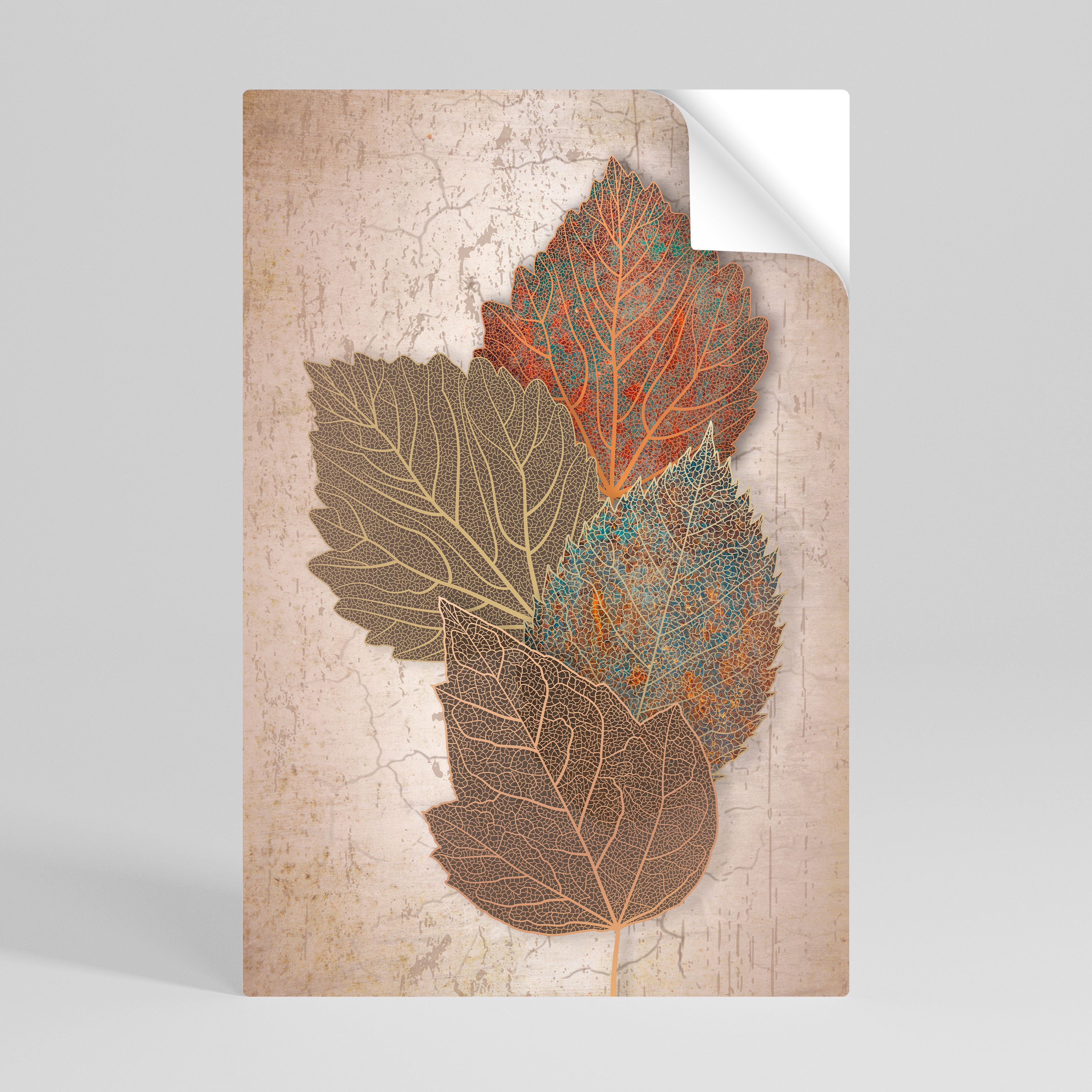 LEAVES OF TIME Naklejka/Plakat pionowy