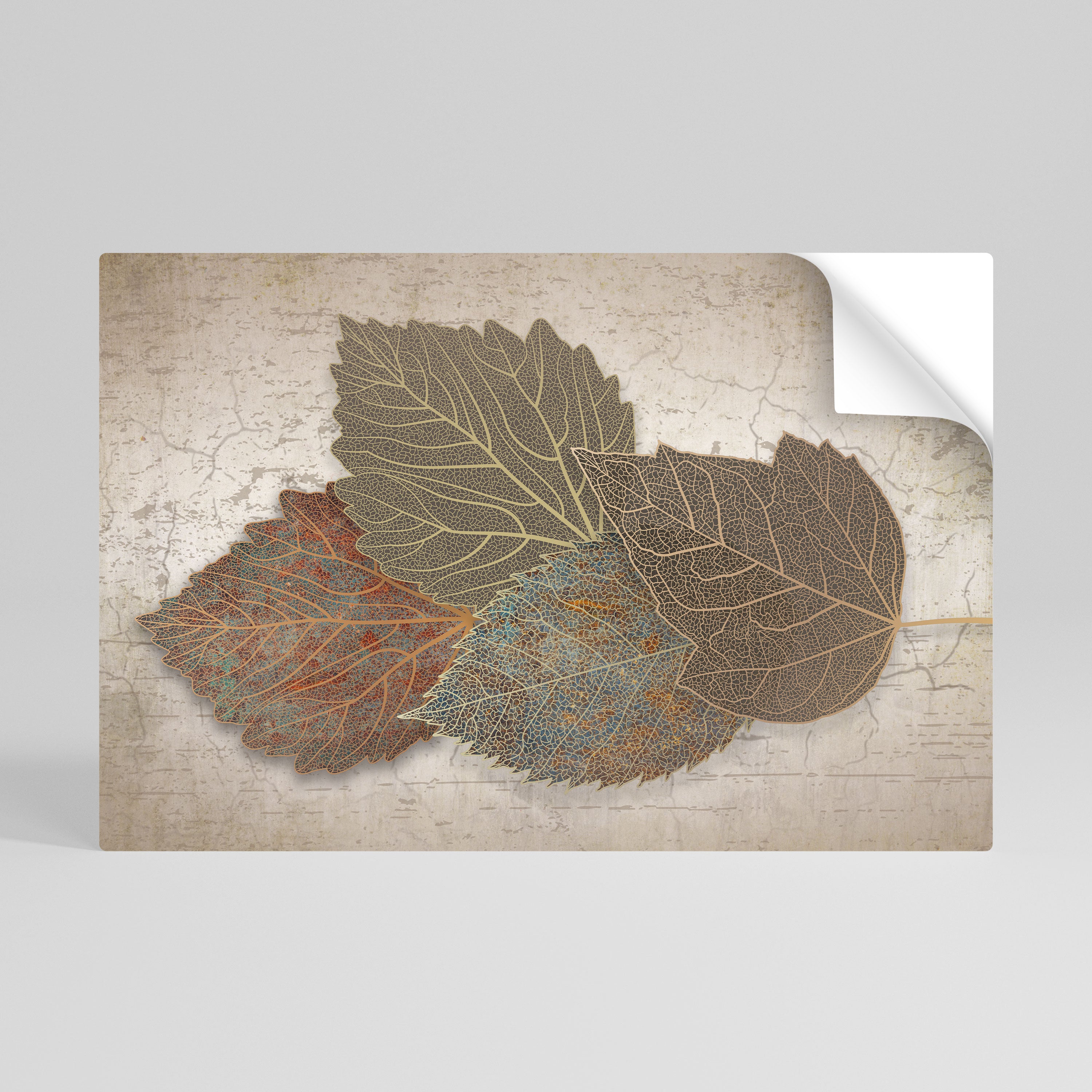 LEAVES OF TIME Naklejka/Plakat poziomy